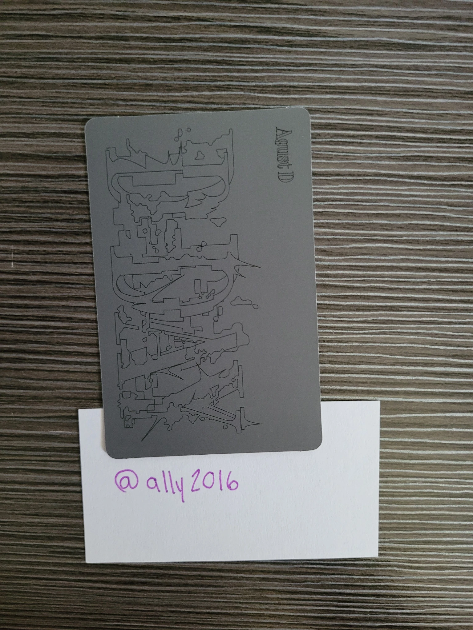 BTS SUGA BTS - SUGA - D-DAY Album album photocard version 01 listing photo 2