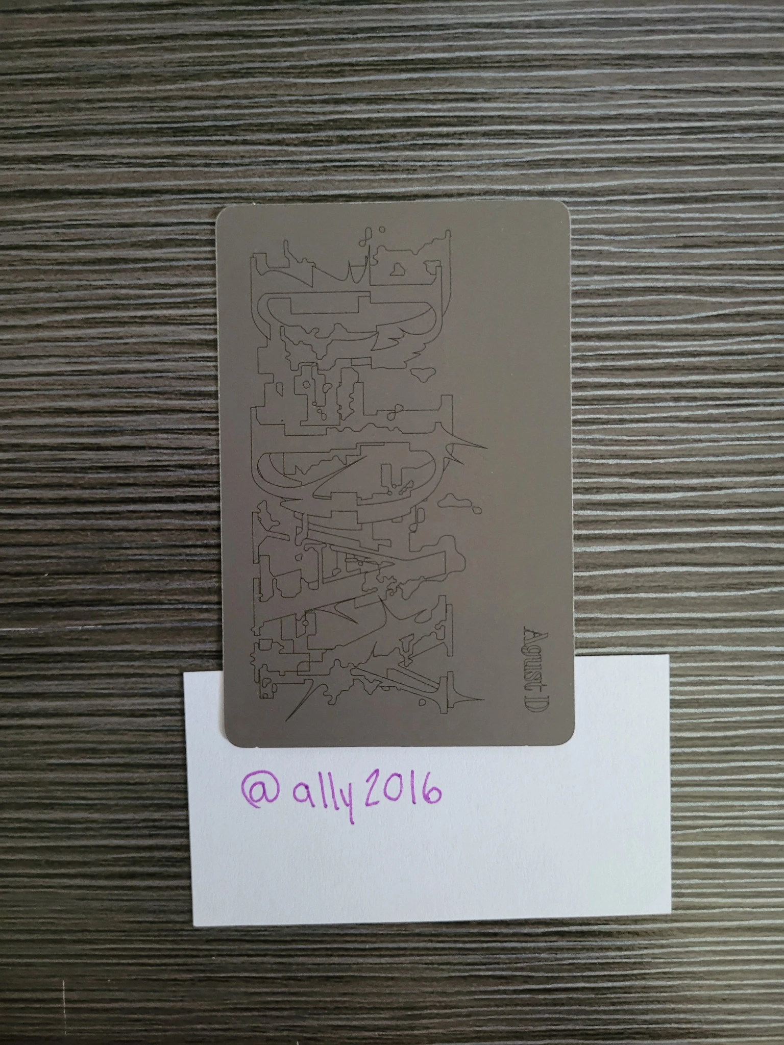BTS SUGA BTS - SUGA - D-DAY Album album photocard version 02 listing photo 2