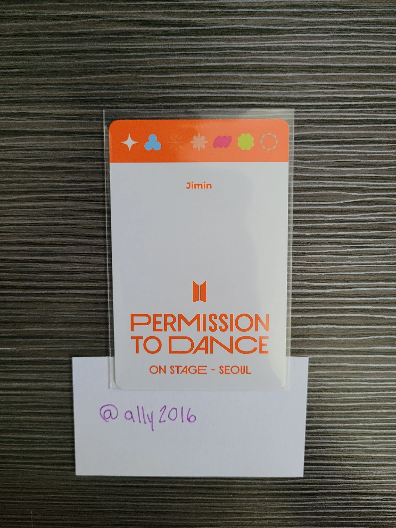 BTS Jimin BTS - Jimin - Permission To Dance On Stage - Seoul Other photocard set listing photo 2