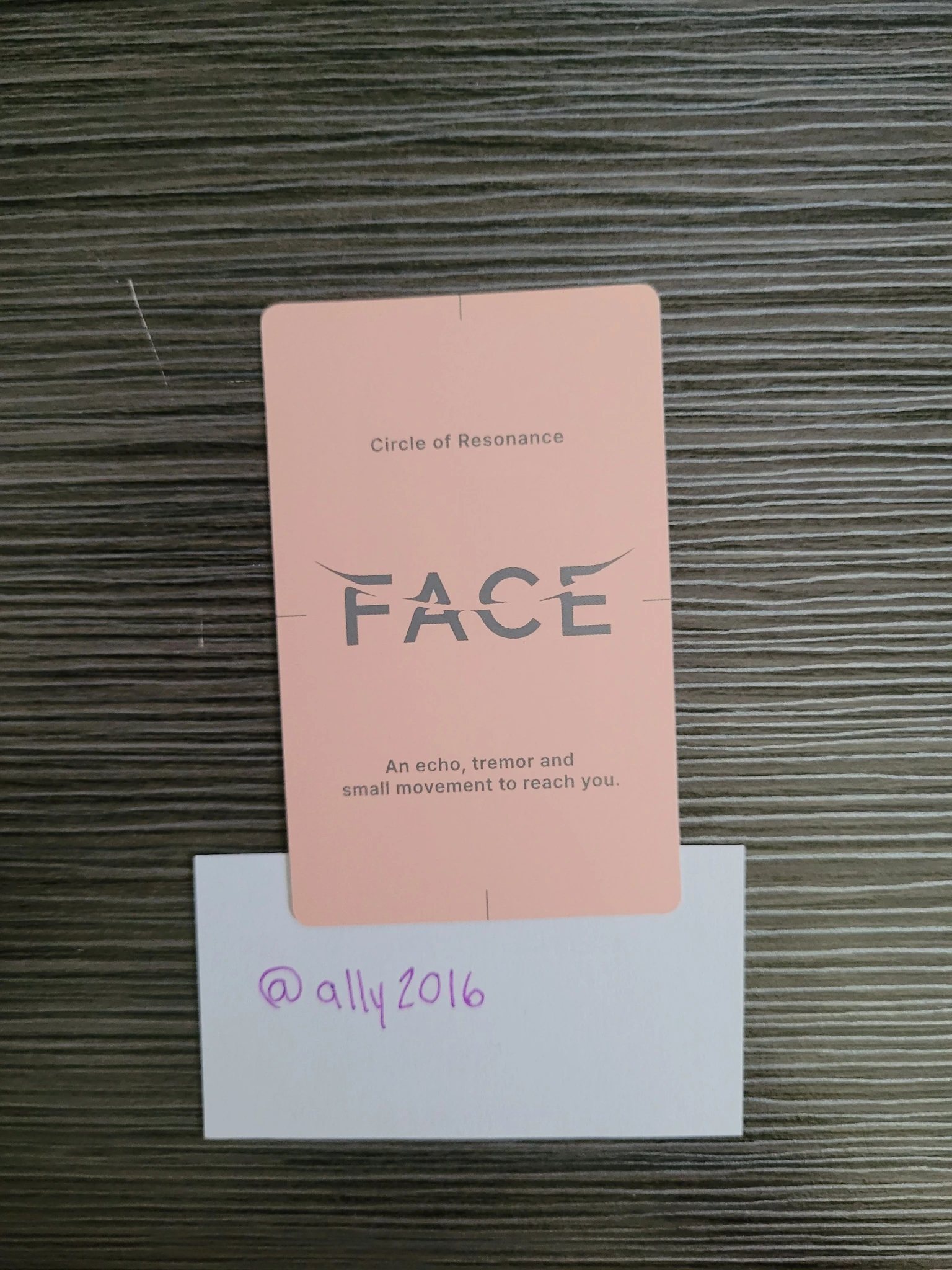 BTS Jimin BTS - Jimin - Face Album album photocard invisible face ver. undefinable face ver. listing photo 2