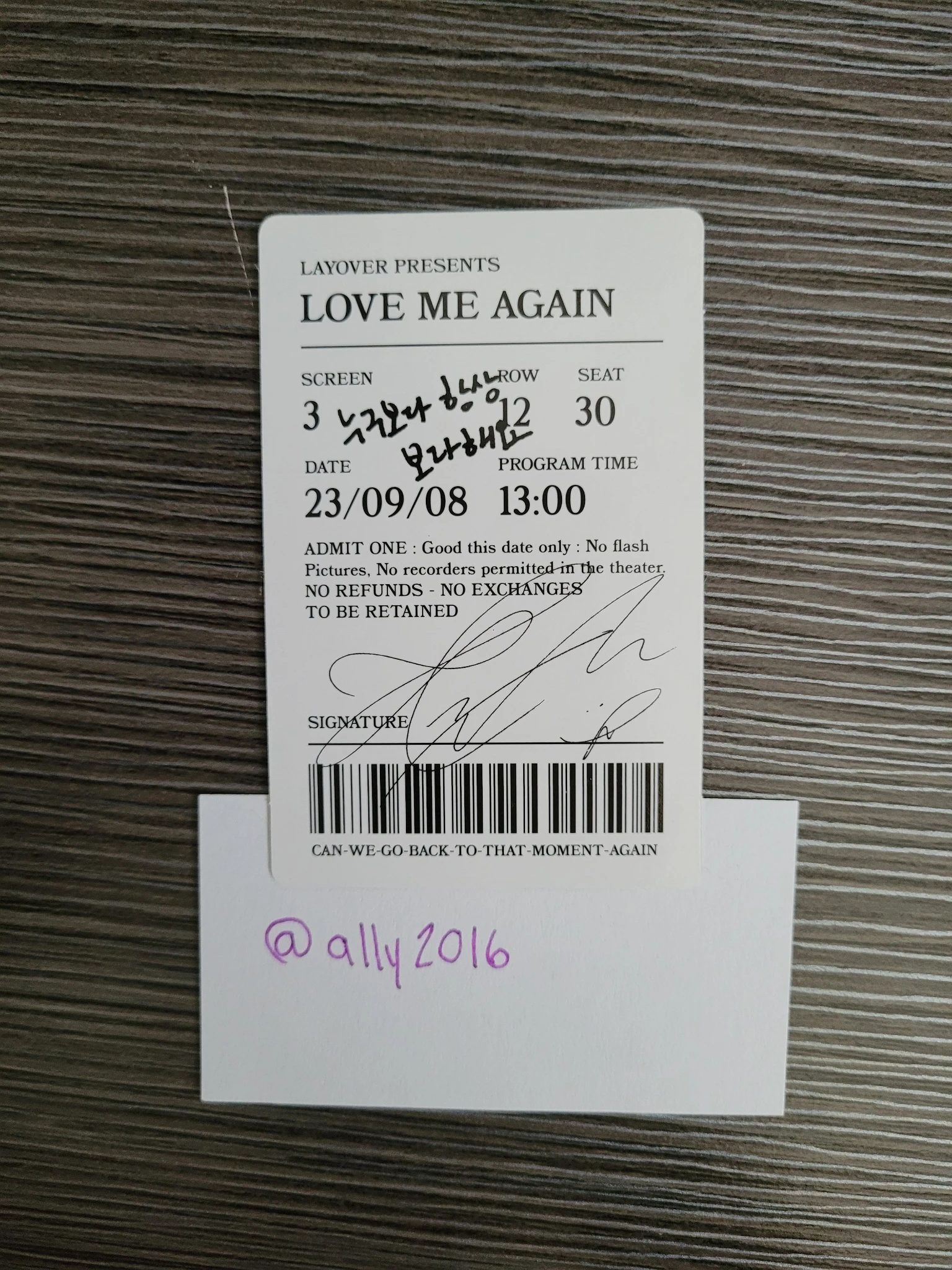 BTS V BTS - V - Layover Album album photocard ver. 2 listing photo 2