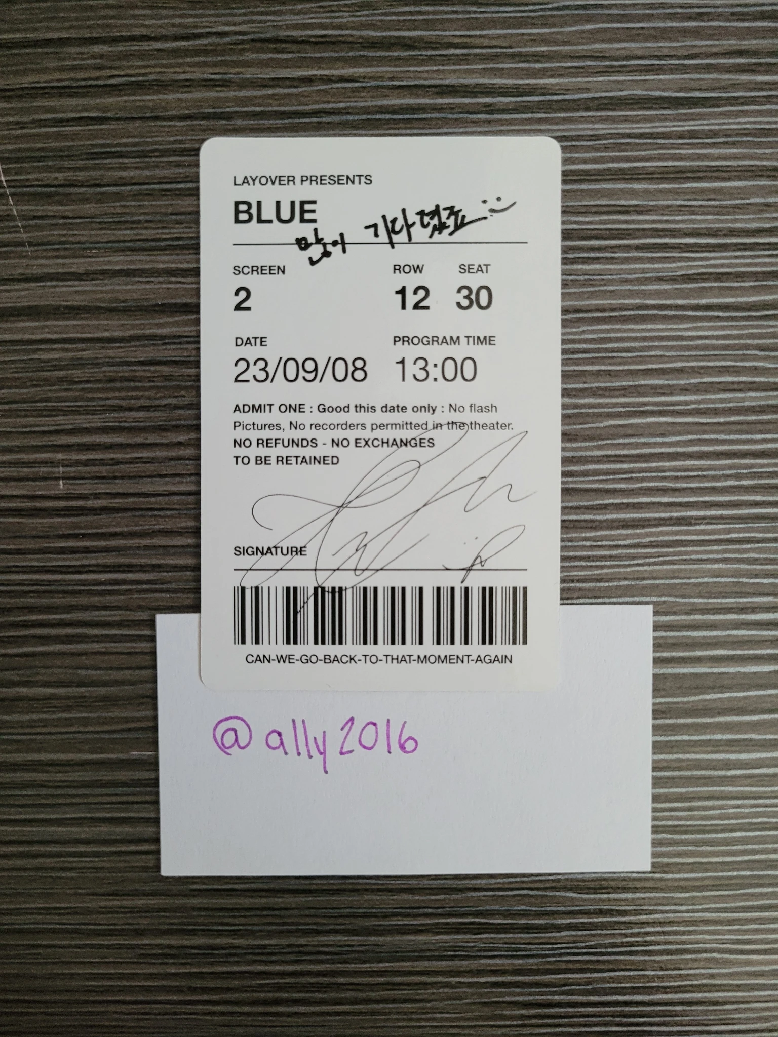 BTS V BTS - V - Layover Album album photocard ver. 1 listing photo 2