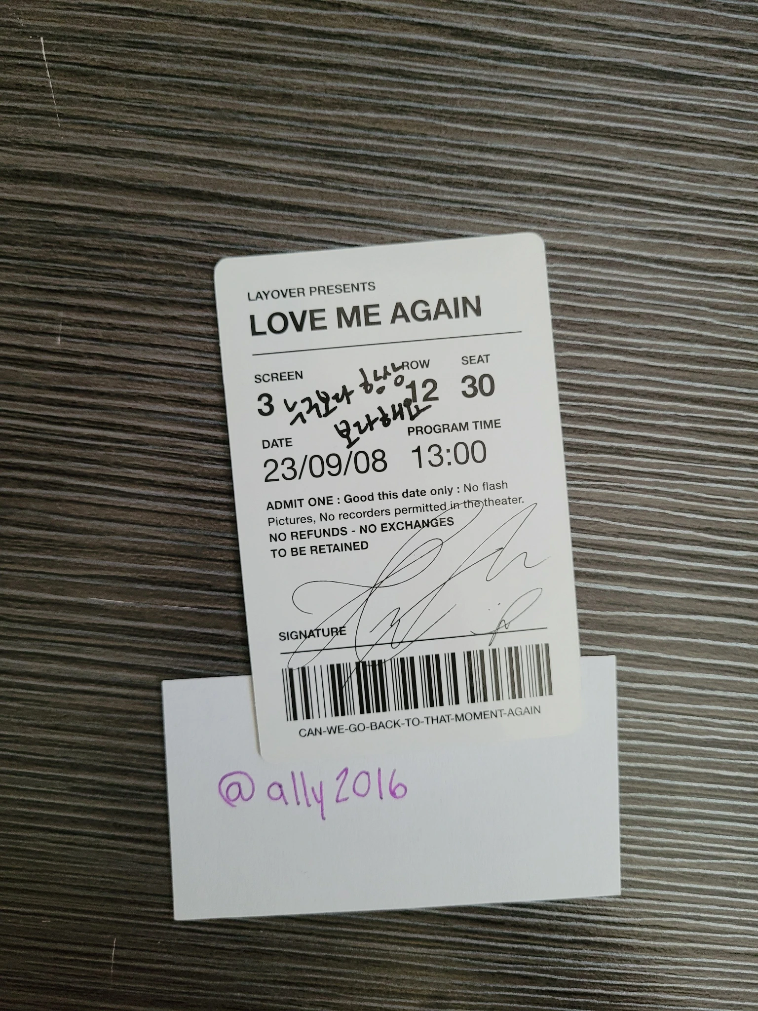 BTS V BTS - V - Layover Album album photocard ver. 1 listing photo 2