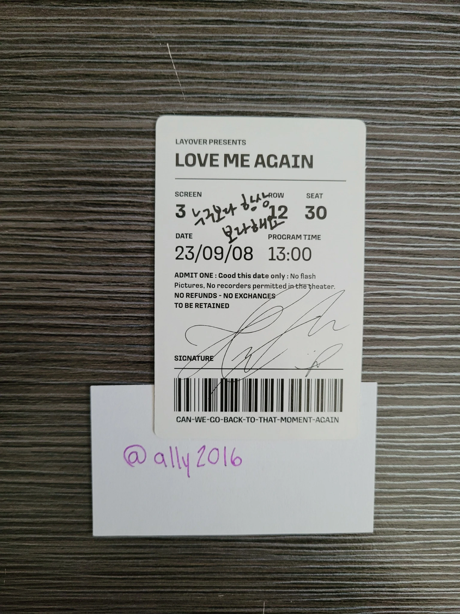 BTS V BTS - V - Layover Album album photocard ver. 3 listing photo 2