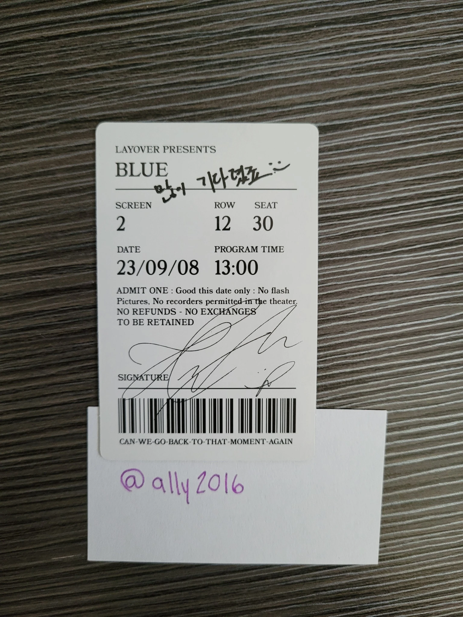BTS V BTS - V - Layover Album album photocard ver. 2 listing photo 2