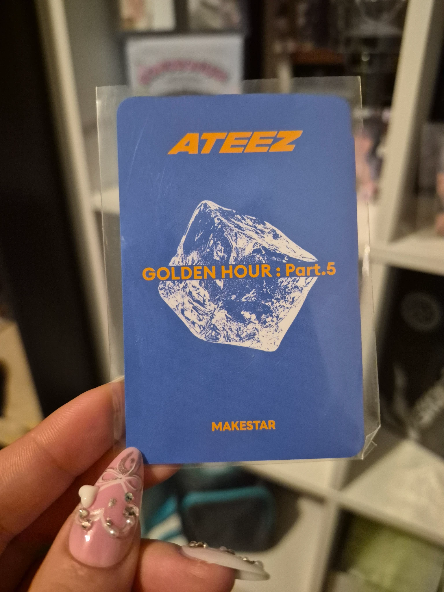 ATEEZ Hongjoong ATEEZ - Hongjoong - GOLDEN HOUR : Part.5 Album pob (pre-order benefit) makestar listing photo 2