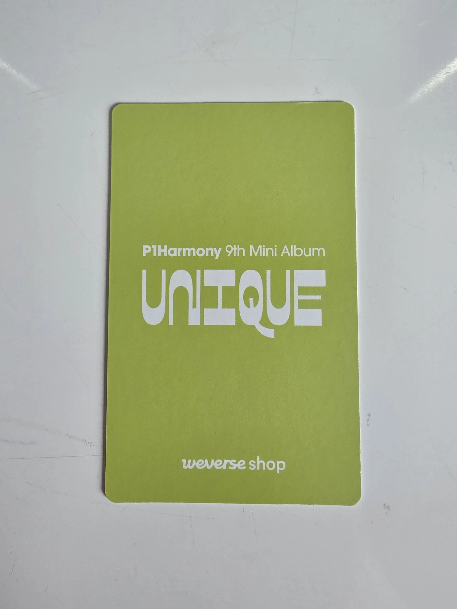 P1Harmony Jiung P1Harmony - Jiung - UNIQUE Album weverse global shop (wvg) lucky draw (LD) pob (pre-order benefit) photobook version listing photo 2
