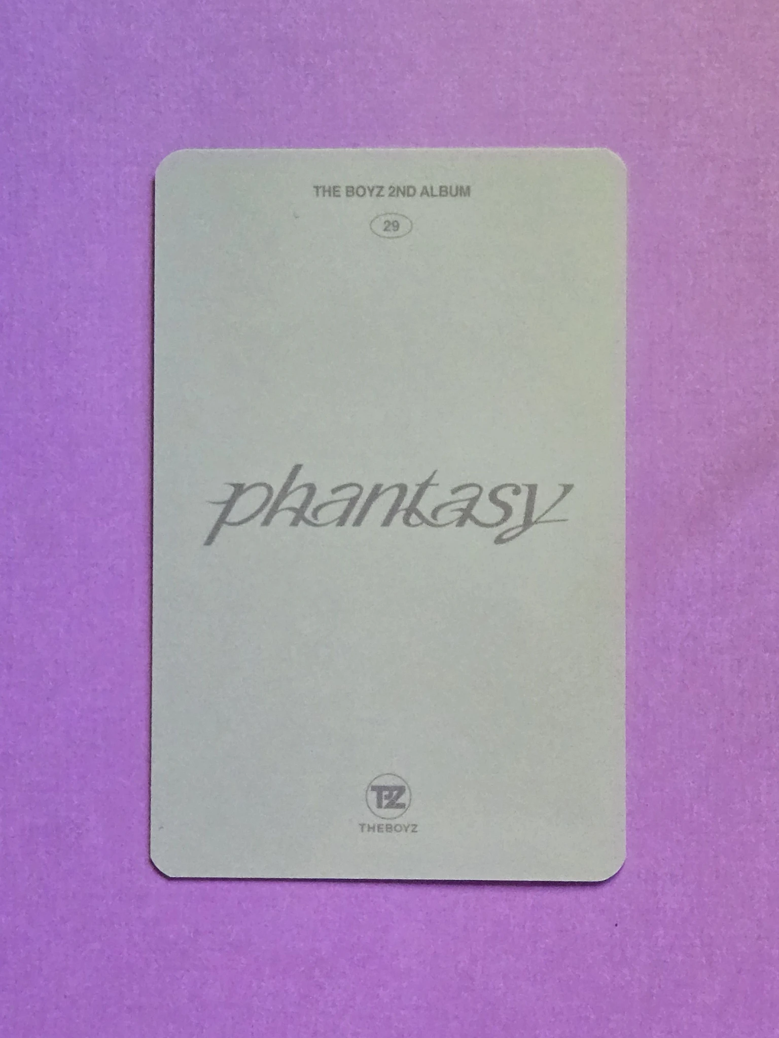 THE BOYZ New THE BOYZ - New - Phantasy POP-UP Store Event trading card listing photo 2