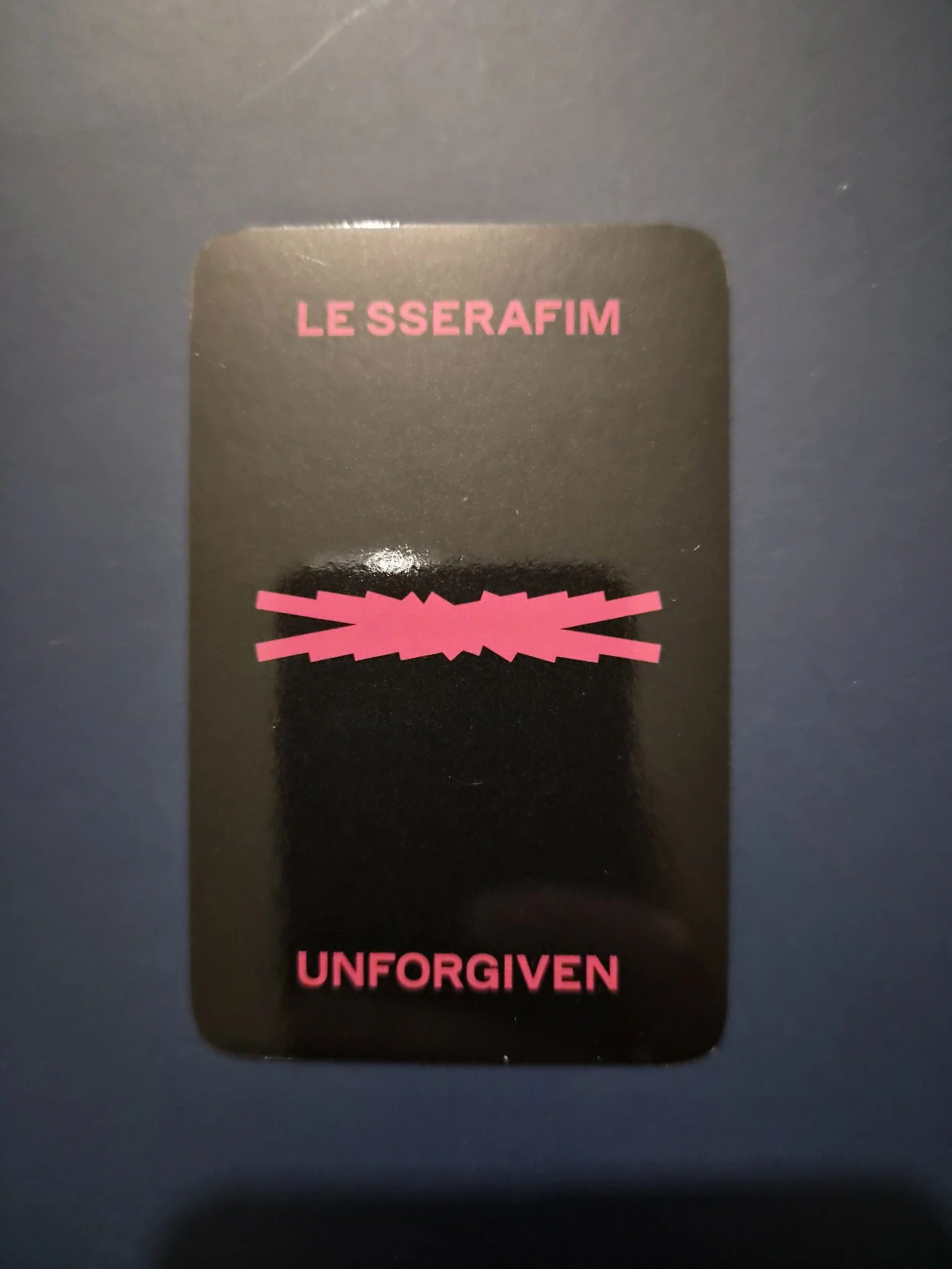 LE SSERAFIM Kim Chaewon LE SSERAFIM - Kim Chaewon - UNFORGIVEN Album ktown4u pre-order benefit (pob) compact version listing photo 2