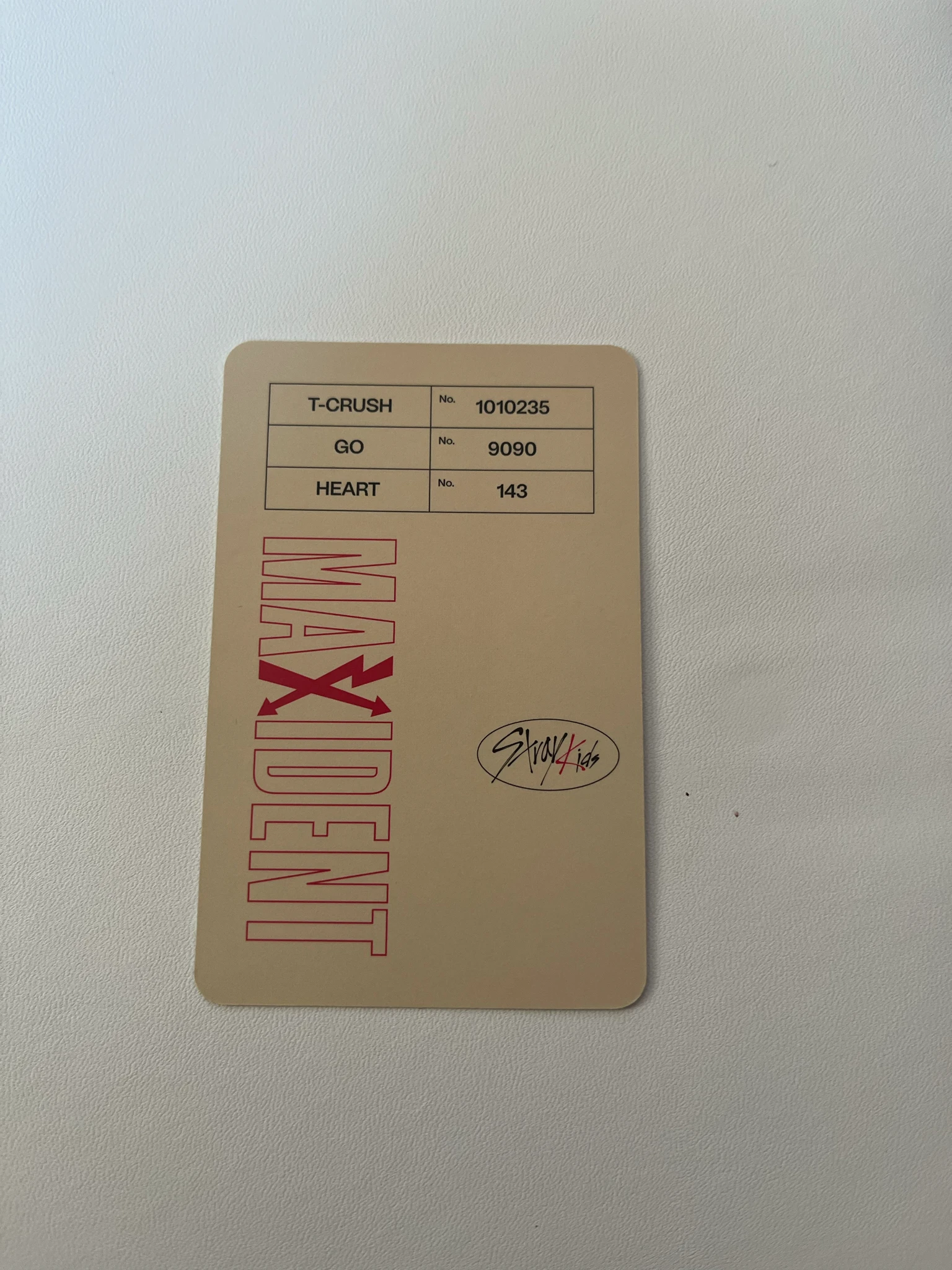 Stray Kids I.N Stray Kids - I.N - Maxident Album album photocard case ver. listing photo 2