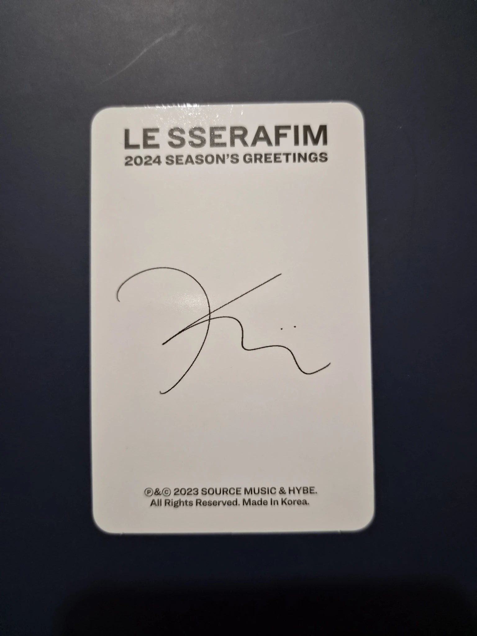 LE SSERAFIM Kazuha LE SSERAFIM - Kazuha - LE SSERAFIM 2024 SEASON'S GREETINGS Other listing photo 2