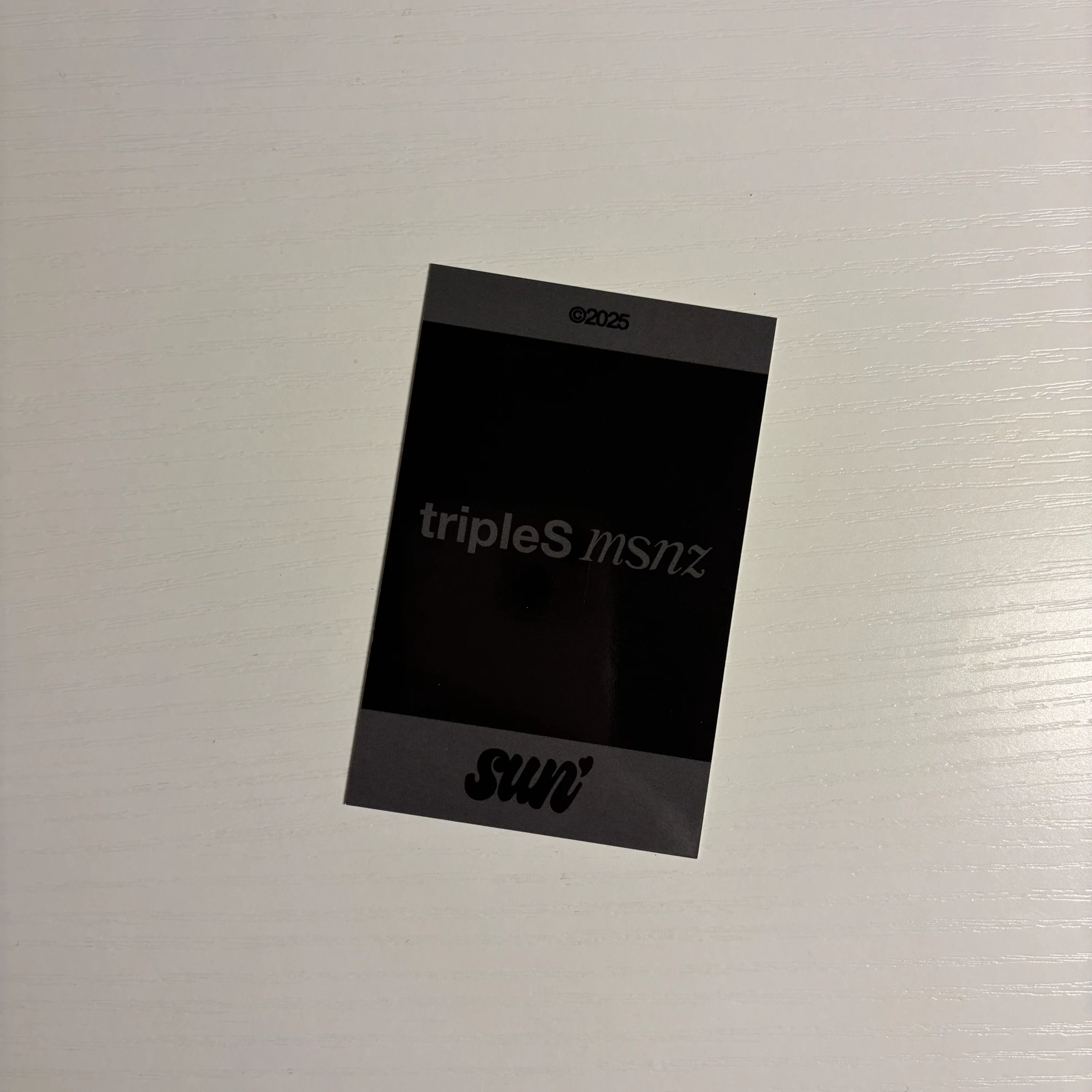 tripleS Chaeyeon tripleS - Chaeyeon - Beyond Beauty Album broadcast gift polaroid week 2 listing photo 2