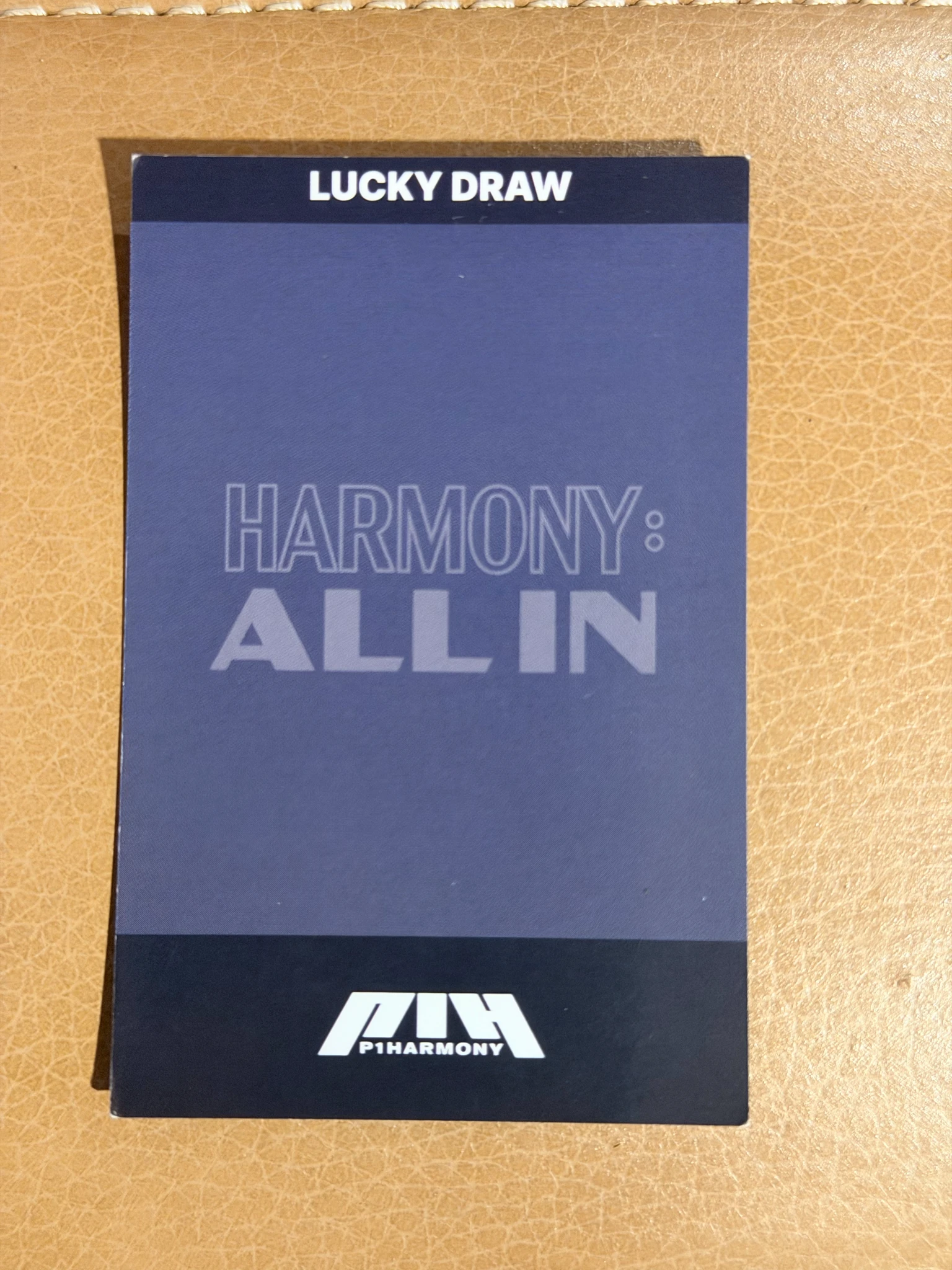 P1Harmony Jongseob P1Harmony - Jongseob - Harmony: All In Album apple music lucky draw (LD) listing photo 2