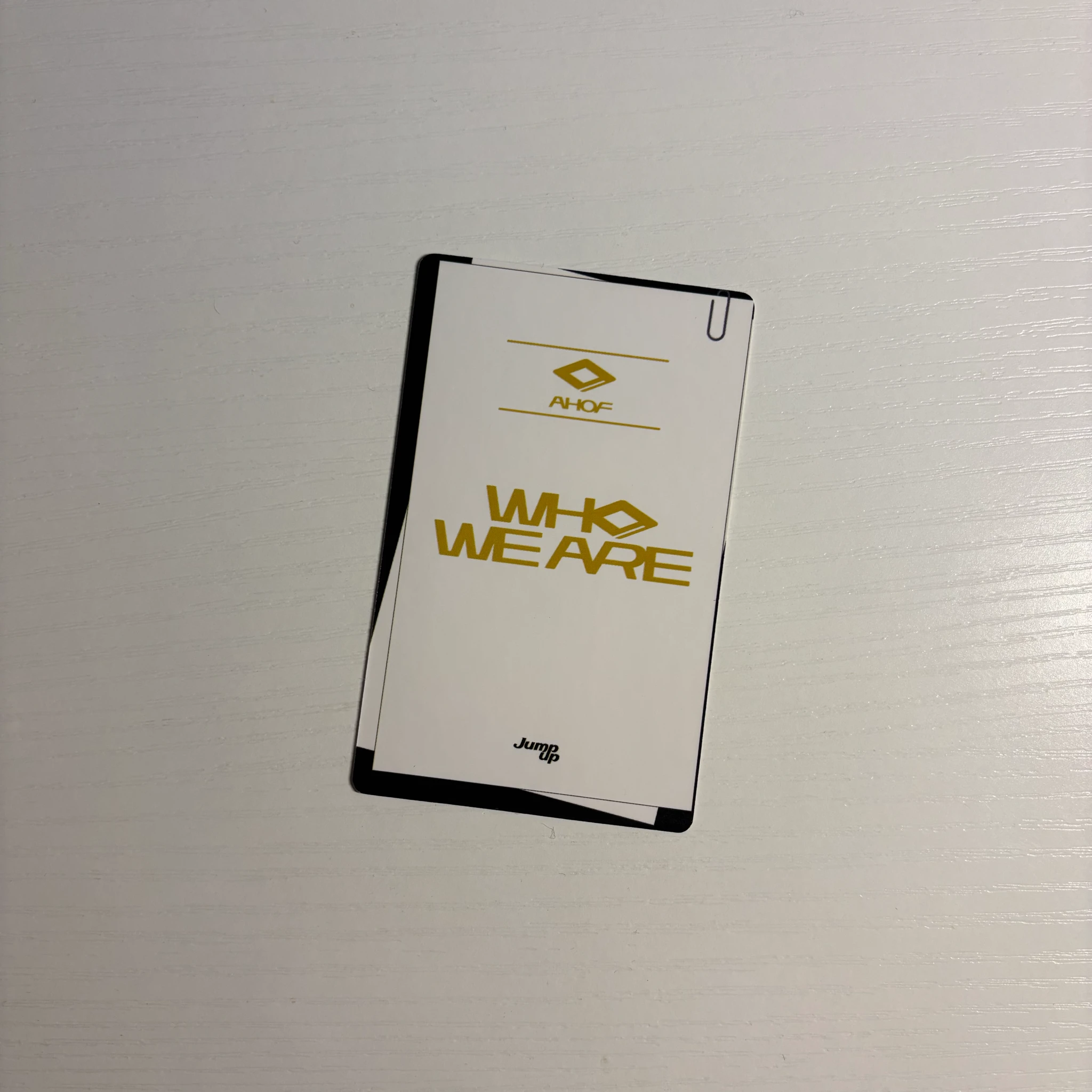 AHOF Jeongwoo AHOF - Jeongwoo - WHO WE ARE Album jump up fansign round 2 listing photo 2