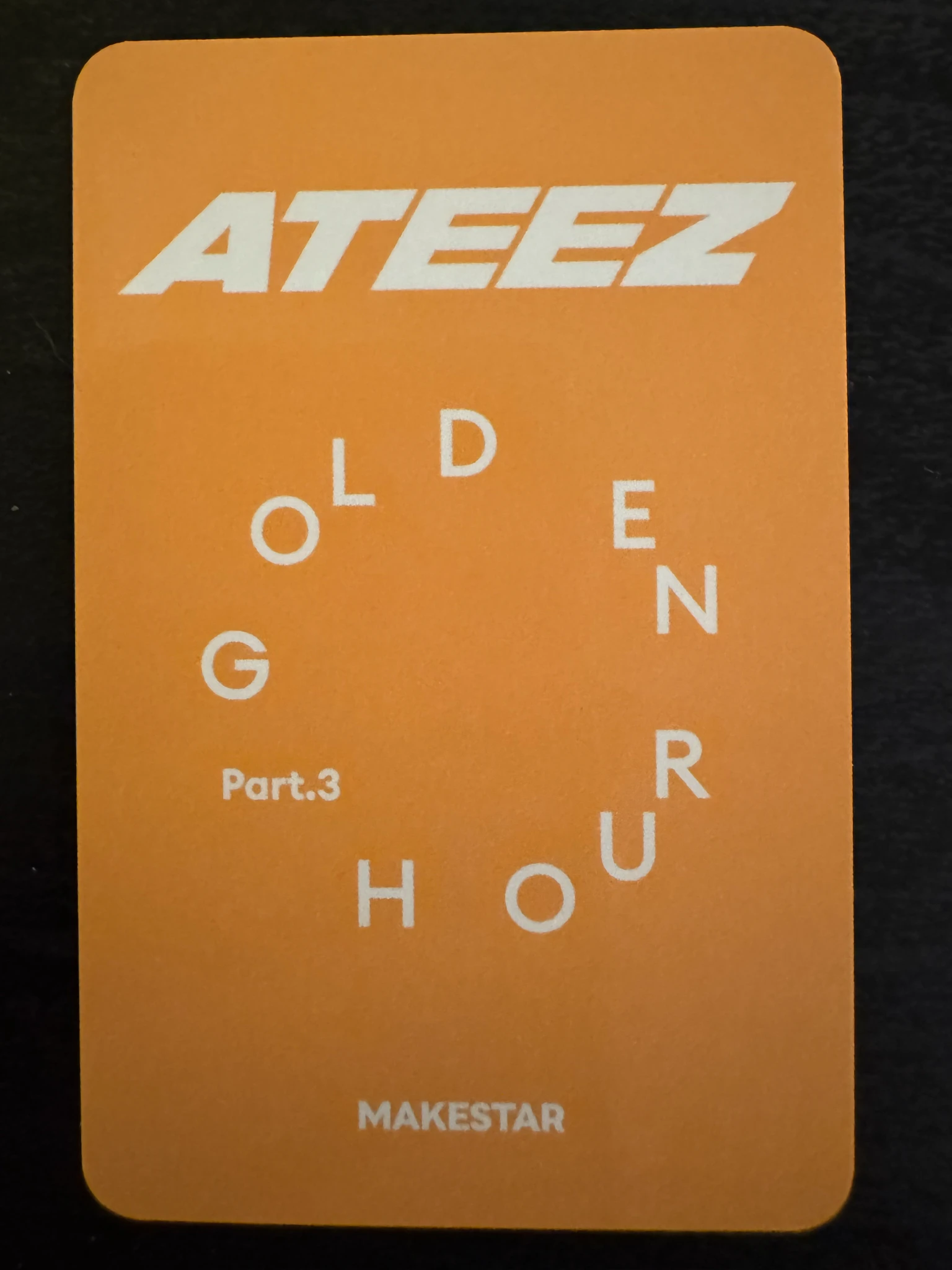 ATEEZ ATEEZ - Golden Hour : Part.3 Album makestar lucky draw offline US exclusive listing photo 2