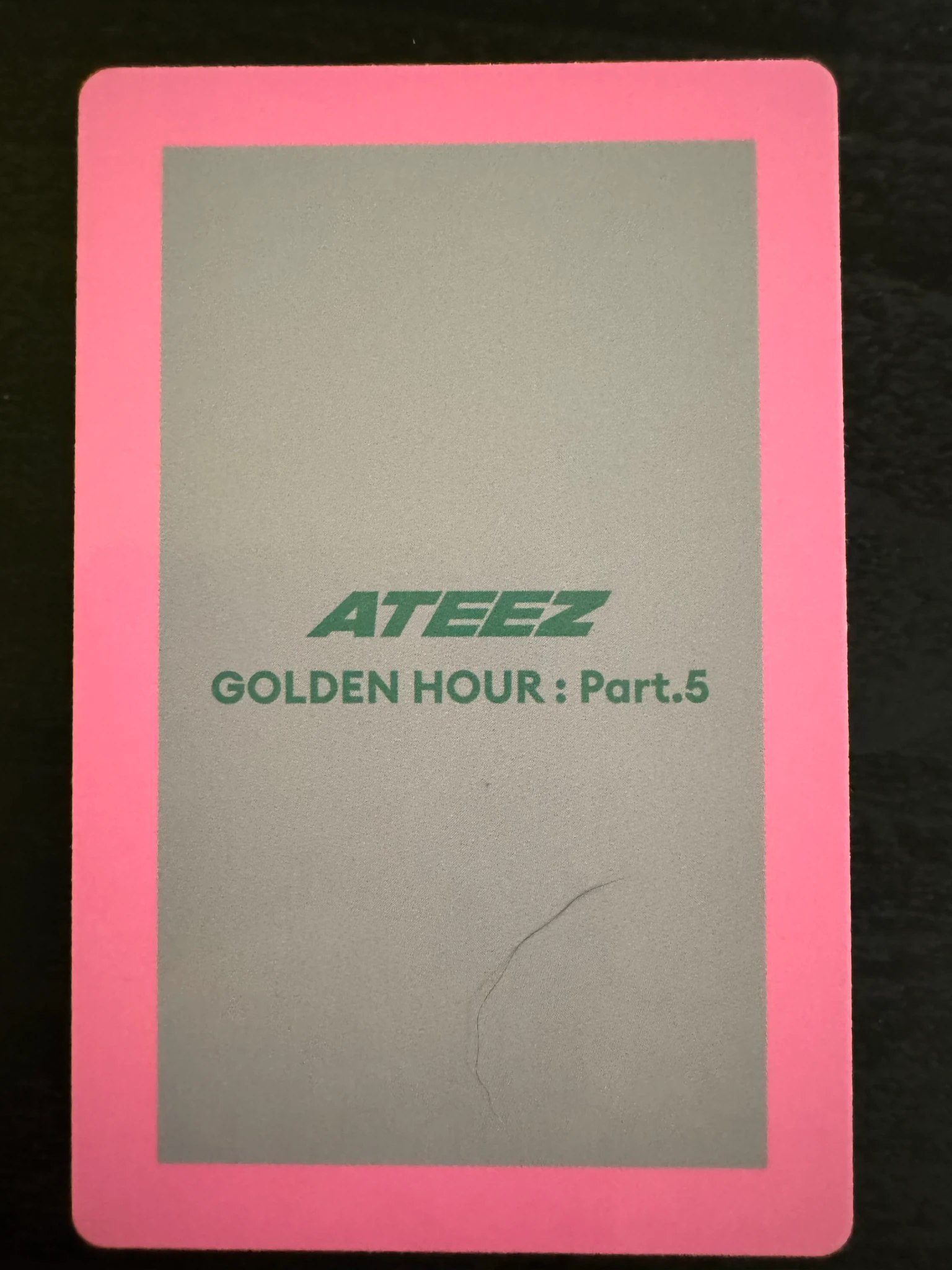ATEEZ Yeosang ATEEZ - Yeosang - GOLDEN HOUR : Part.5 Album album photocard A version version 2 listing photo 2
