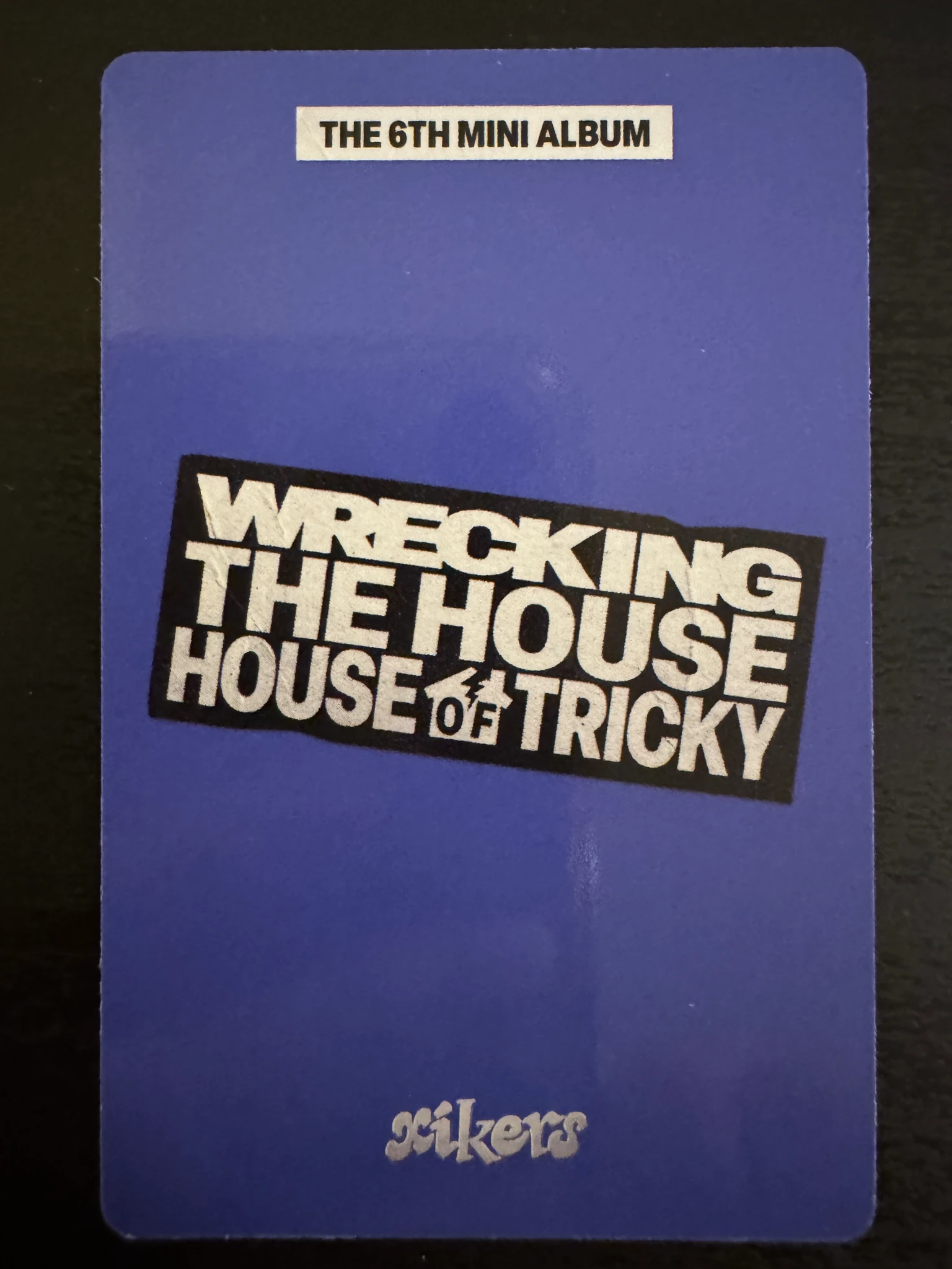 xikers Junmin Xikers - Junmin - HOUSE OF TRICKY : WRECKING THE HOUSE Album album photocard poca album listing photo 2