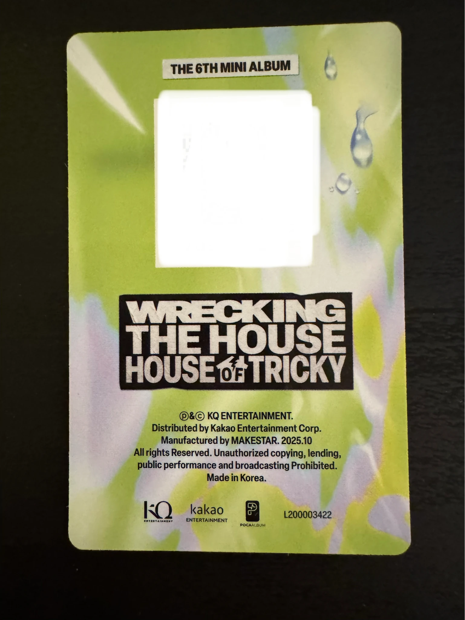 xikers Jinsik Xikers - Jinsik - HOUSE OF TRICKY : WRECKING THE HOUSE Album qr card qr version album photocard poca album listing photo 2