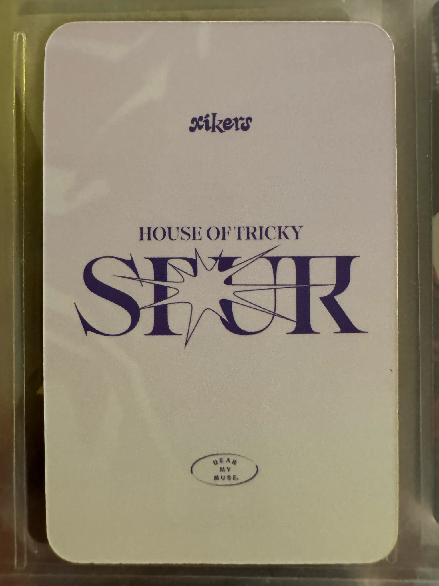 xikers Hyunwoo xikers - Hyunwoo - HOUSE OF TRICKY : SPUR Album dear my muse (dmm) fansign listing photo 2