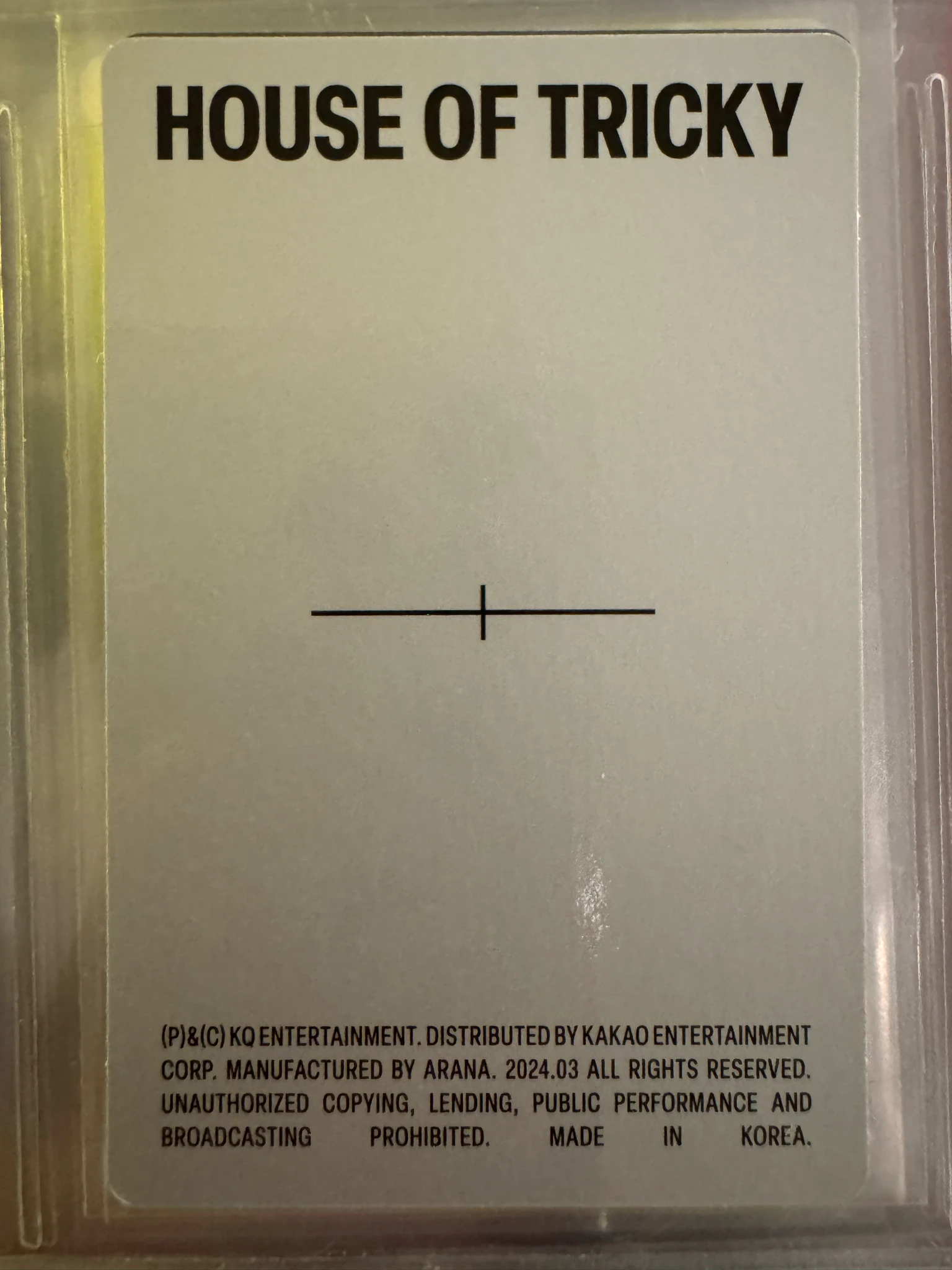 xikers Seeun Xikers - Seeun - HOUSE OF TRICKY : Trial And Error Album album photocard hiker version listing photo 2