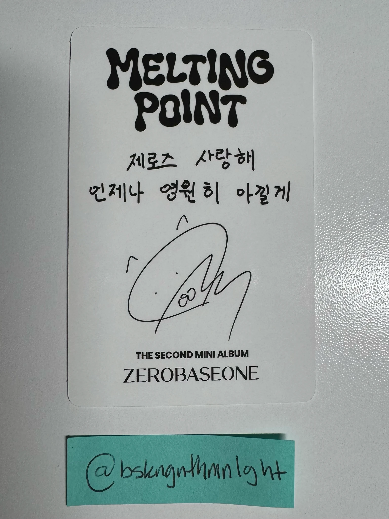 ZEROBASEONE Gunwook ZEROBASEONE - Gunwook - Melting Point Album listing photo 2