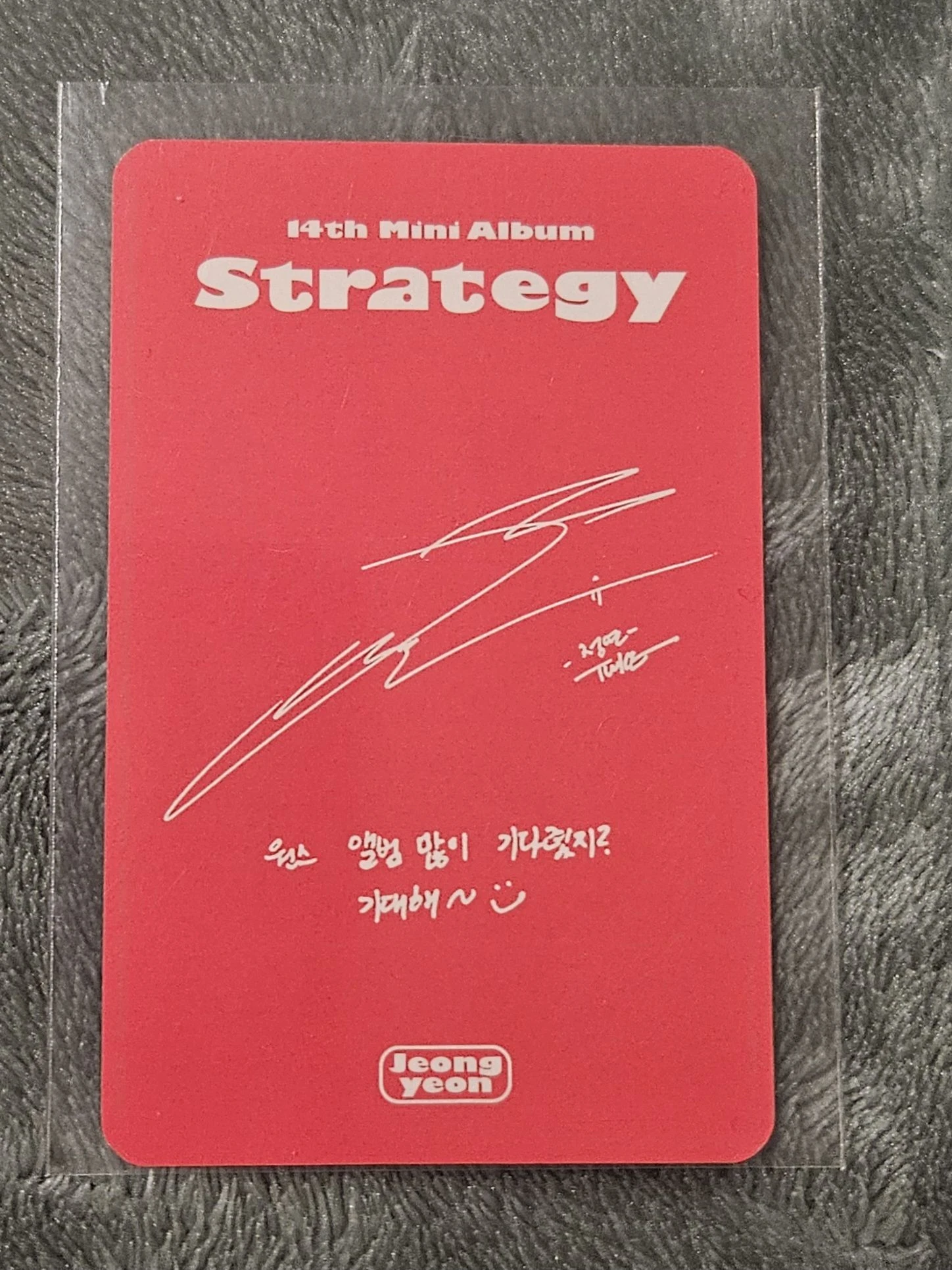 TWICE Jeongyeon TWICE-Jeongyeon-Album-strategy listing photo 2