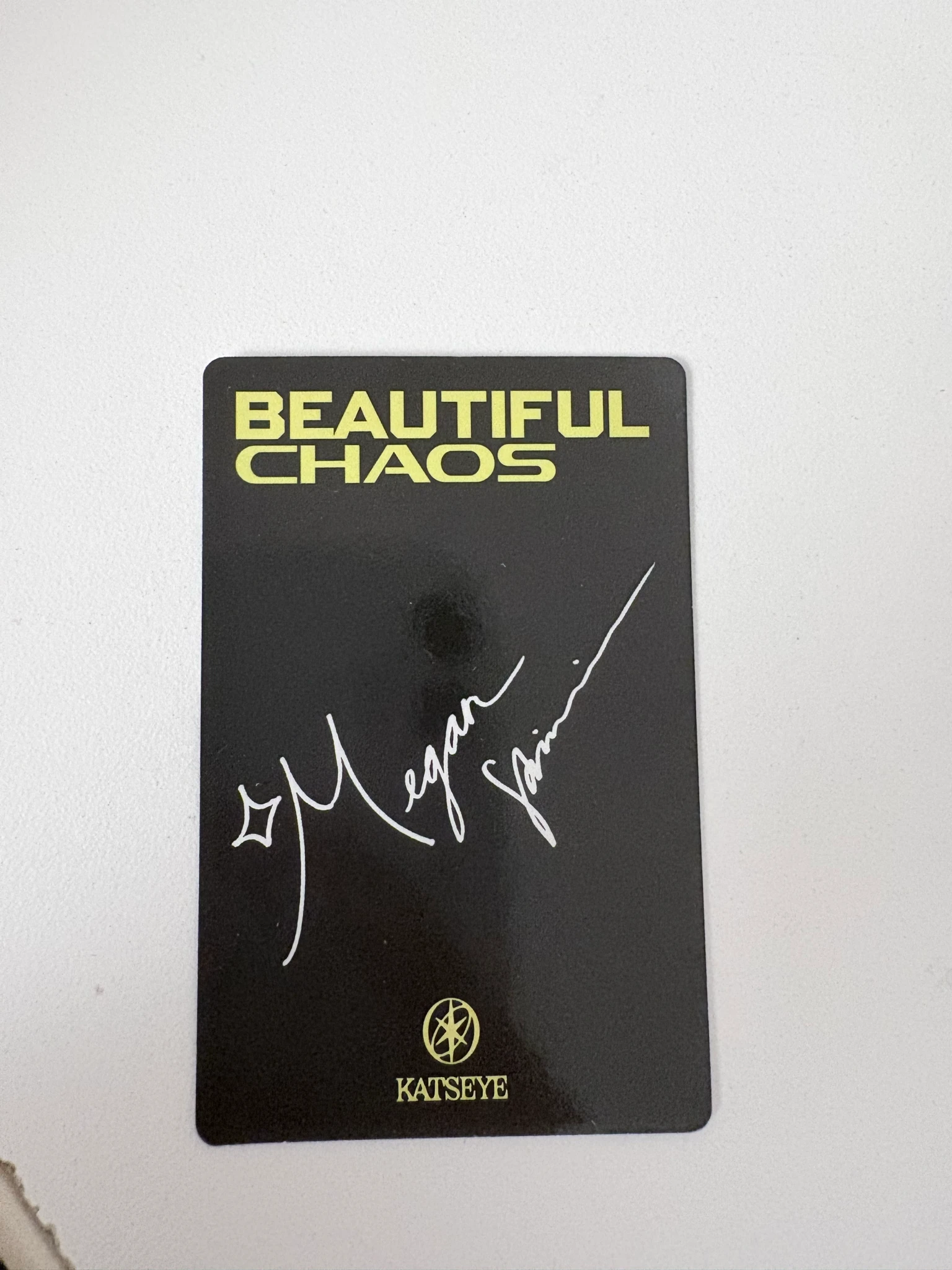 KATSEYE Megan KATSEYE - Megan - BEAUTIFUL CHAOS Album chaotic version album photocard listing photo 2