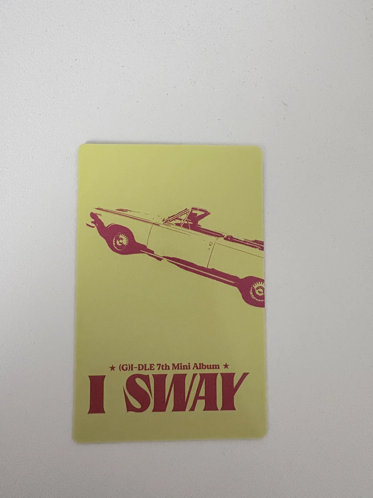 i-dle Miyeon (G)I-DLE - Miyeon - I Sway Album poca album album photocard listing photo 2