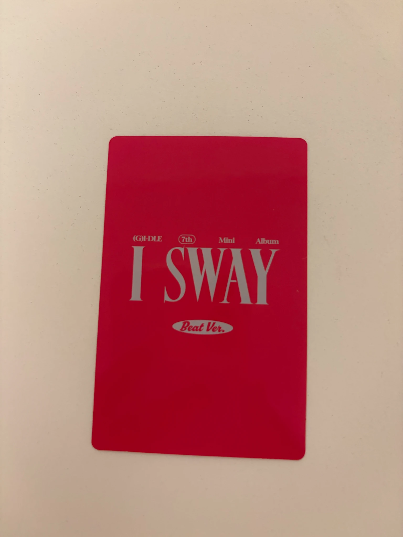 i-dle Miyeon (G)I-DLE - Miyeon - I Sway Album beat ver. standard ver. album photocard listing photo 2