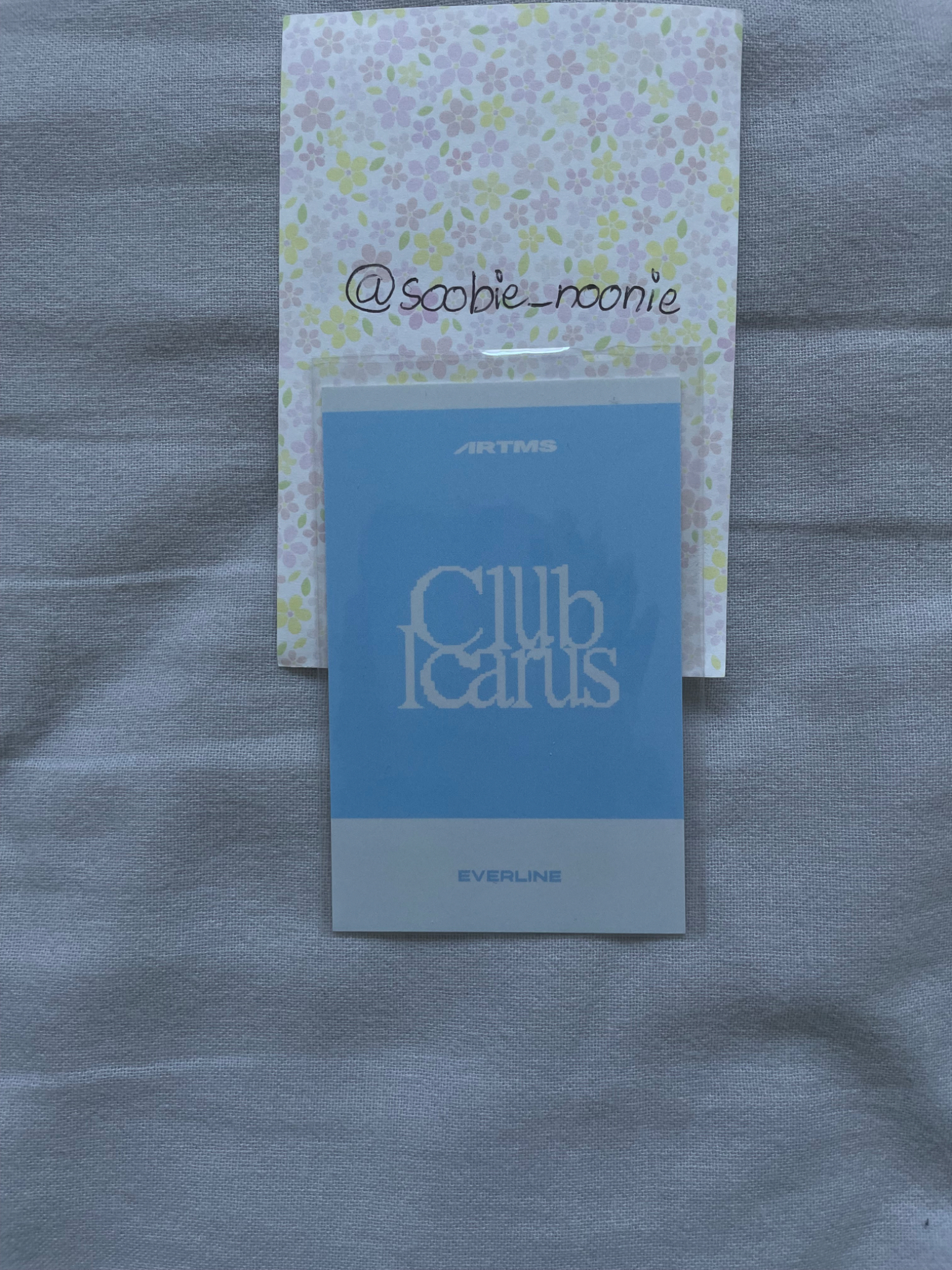 ARTMS HaSeul ARTMS - HaSeul - Club Icarus Album video call (fancall) everline polaroid round 1 listing photo 2
