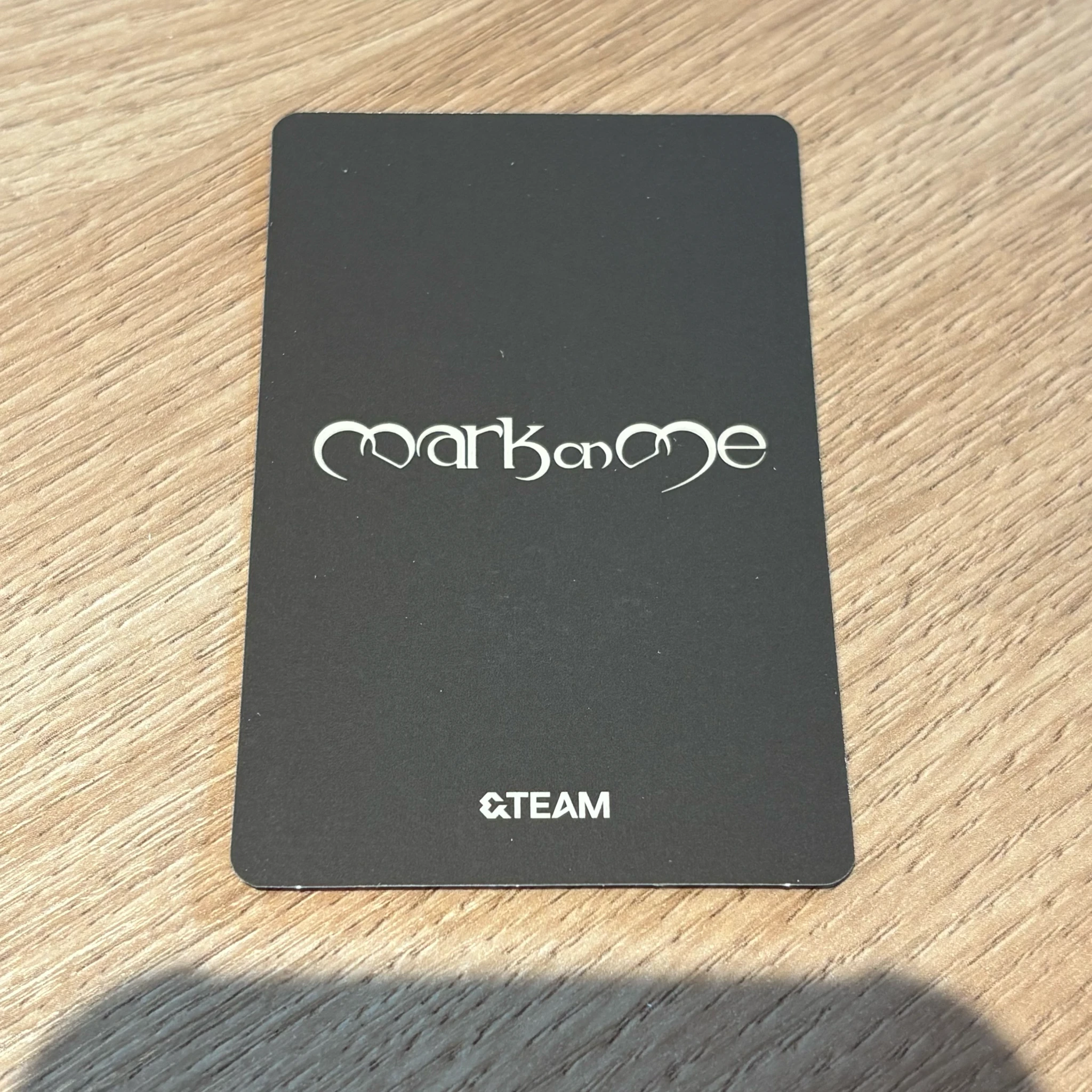 &TEAM EJ &TEAM - EJ - Mark on Me Album album photocard member version listing photo 2