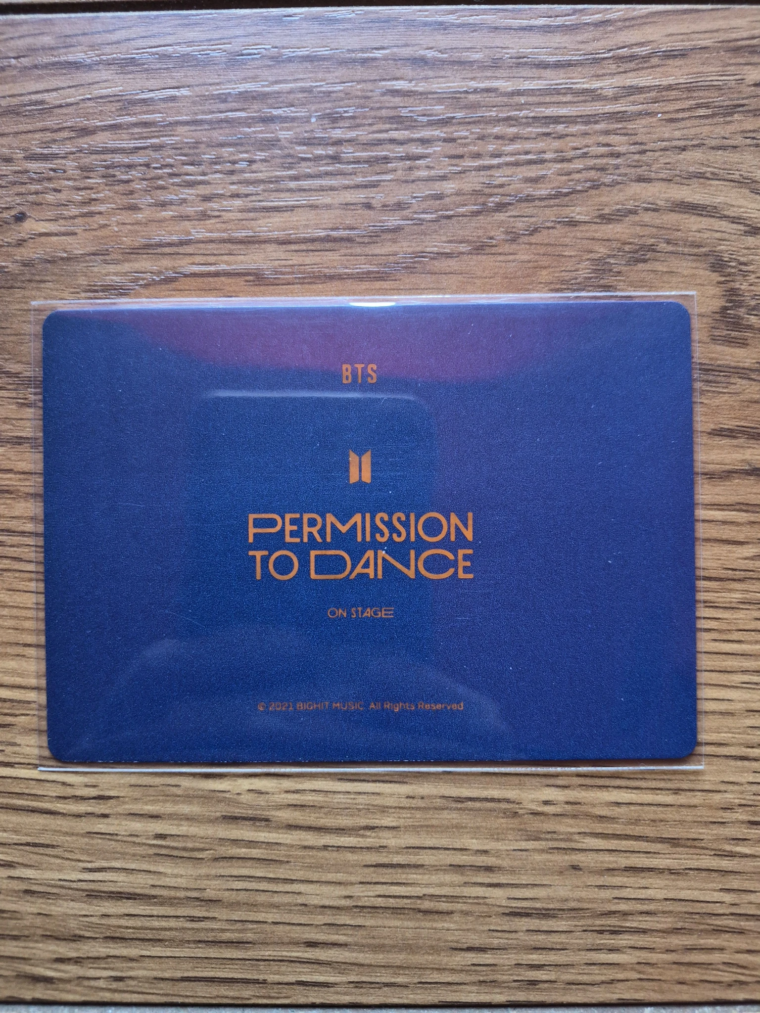 BTS BTS - Permission To Dance On Stage Tour Event mini photocard special version listing photo 2