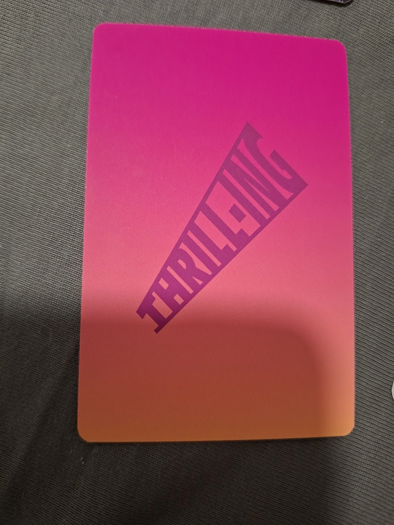 THE BOYZ New THE BOYZ - New - Thrill-ing Album merch photocard pvc pouch bang version listing photo 2