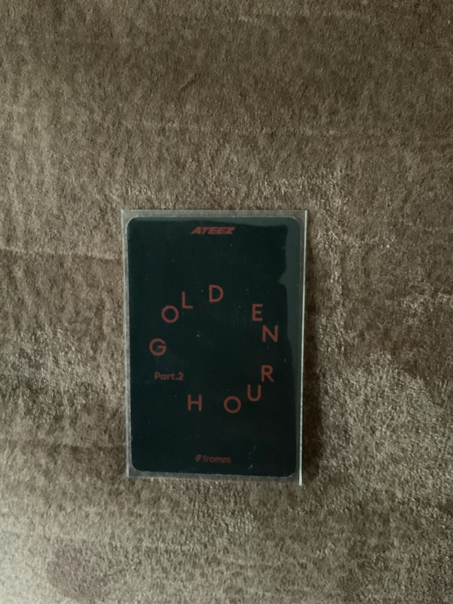 ATEEZ Hongjoong ATEEZ - Hongjoong - Golden Hour : Part.2 Album hello82 musicart (music art) minirecord shop fanplee fromm store soundwave lucky draw postcard listing photo 2