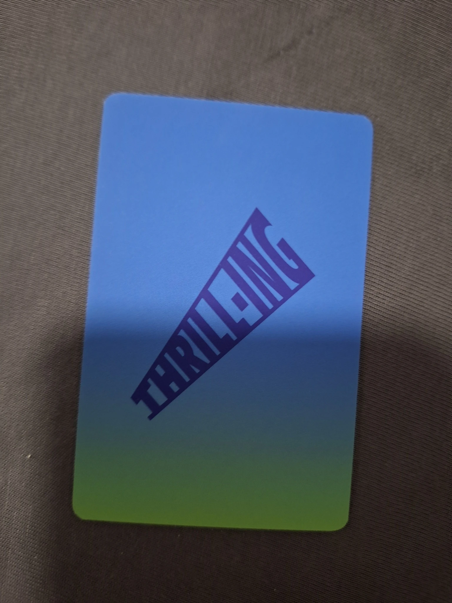 THE BOYZ New THE BOYZ - New - Thrill-ing Album merch photocard pvc card kick version listing photo 2