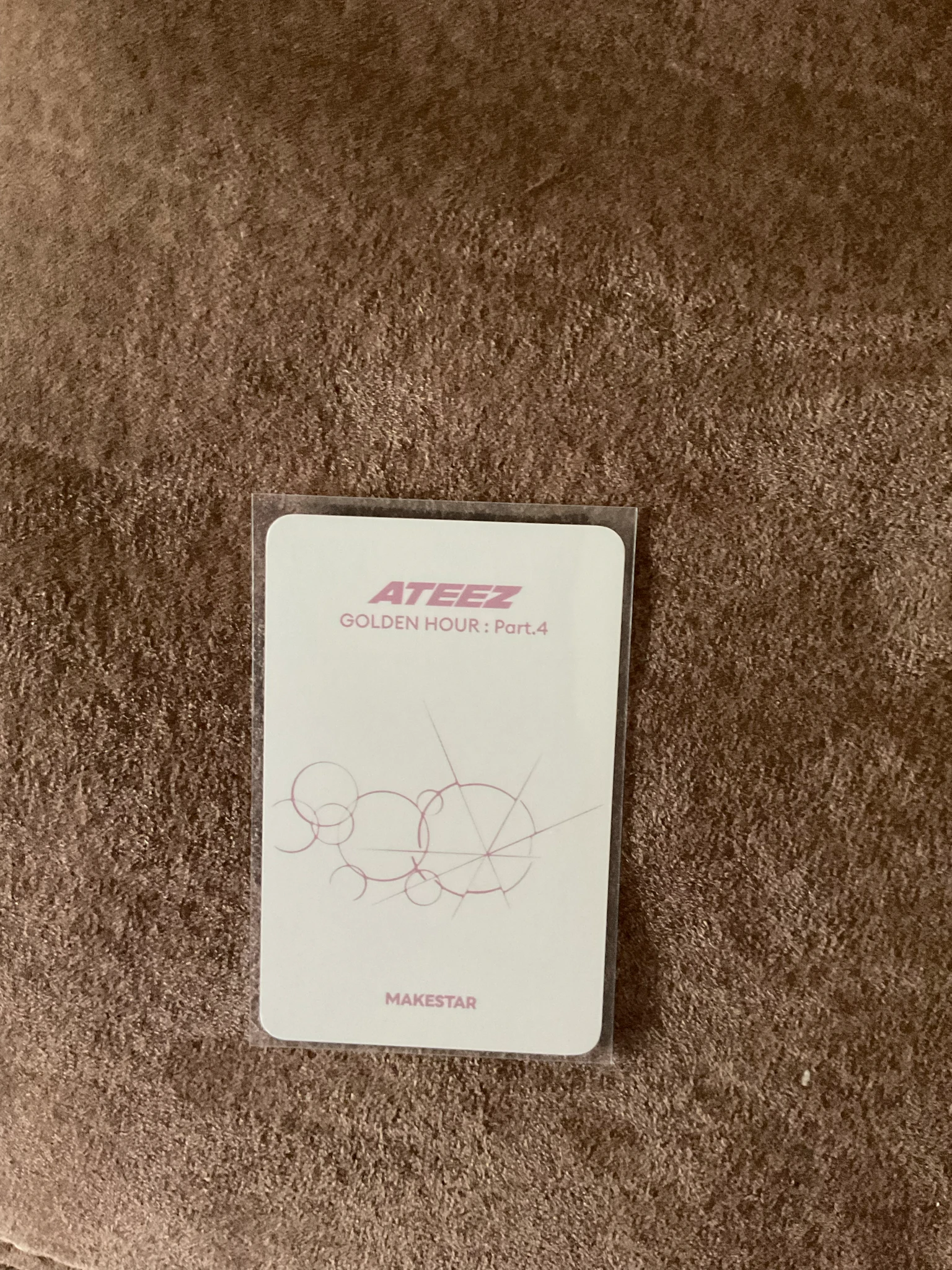 ATEEZ San ATEEZ - San - Golden Hour : Part.4 Album makestar pob (pre-order benefit) fansign round 5 listing photo 2