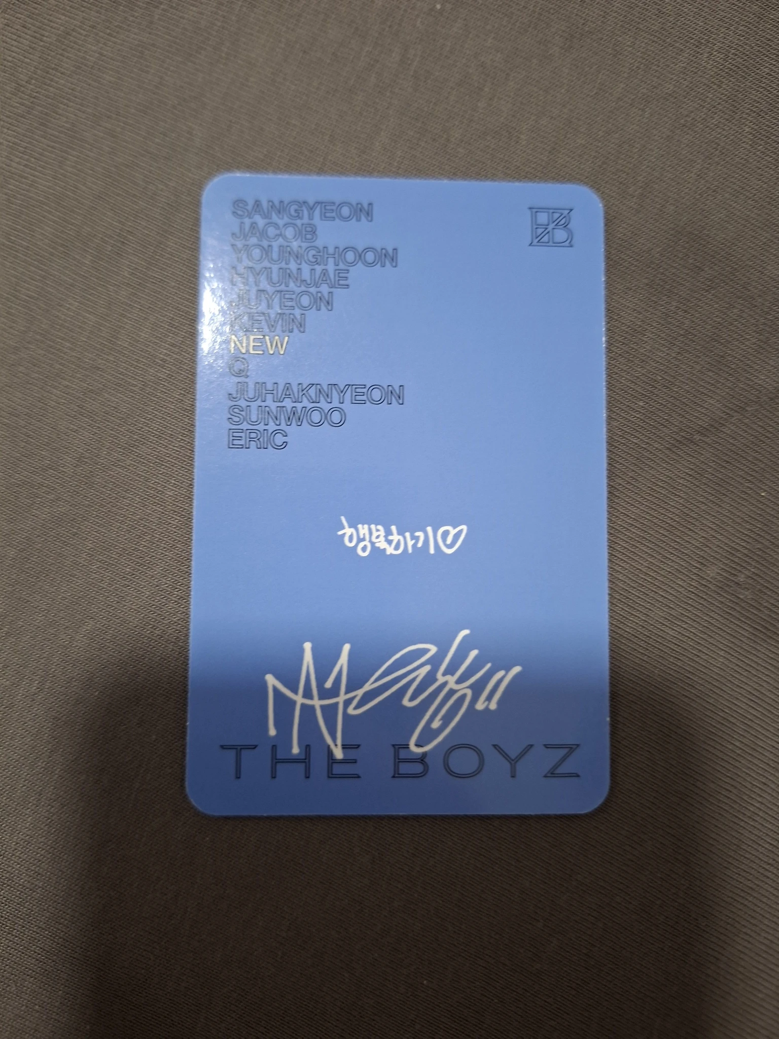 THE BOYZ New THE BOYZ - New - Unexpected Album album photocard begin version listing photo 2