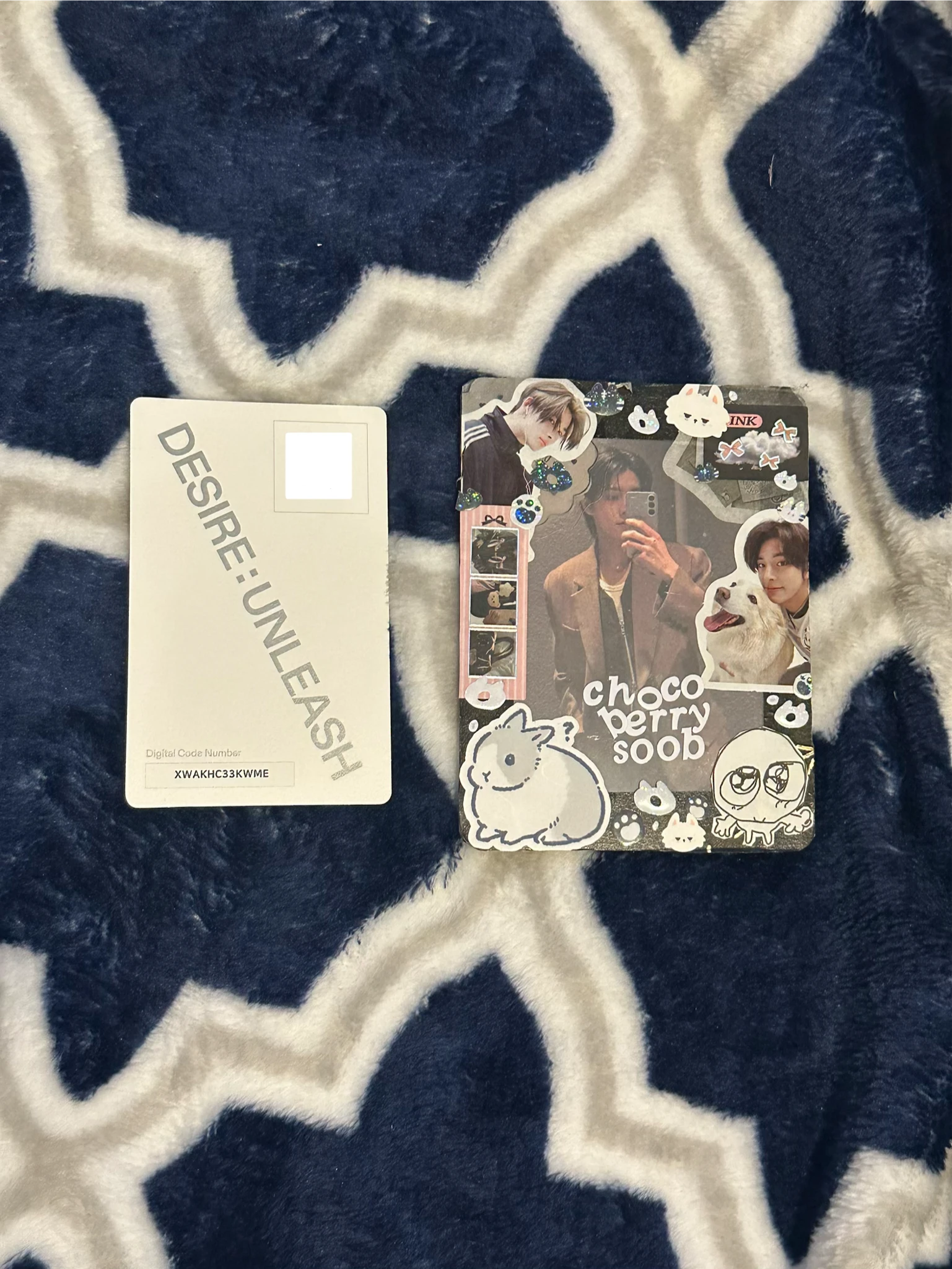 ENHYPEN ENHYPEN - DESIRE: UNLEASH Album weverse album version qr card korean album (non-kr source) album photocard listing photo 2