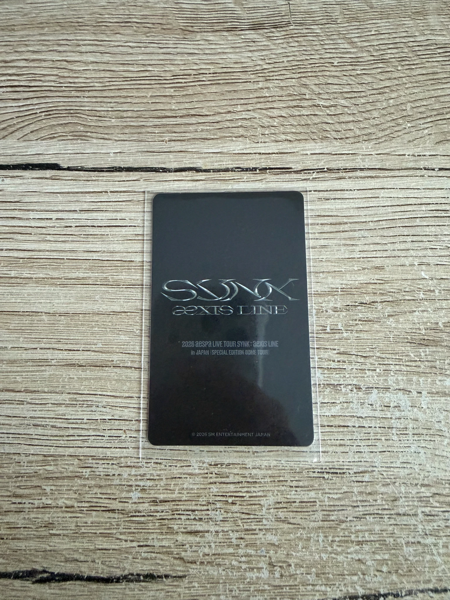 aespa Giselle aespa - Giselle - SYNK : aeXIS LINE  Event tour merch merch photocard trading card japan non-selfie listing photo 2