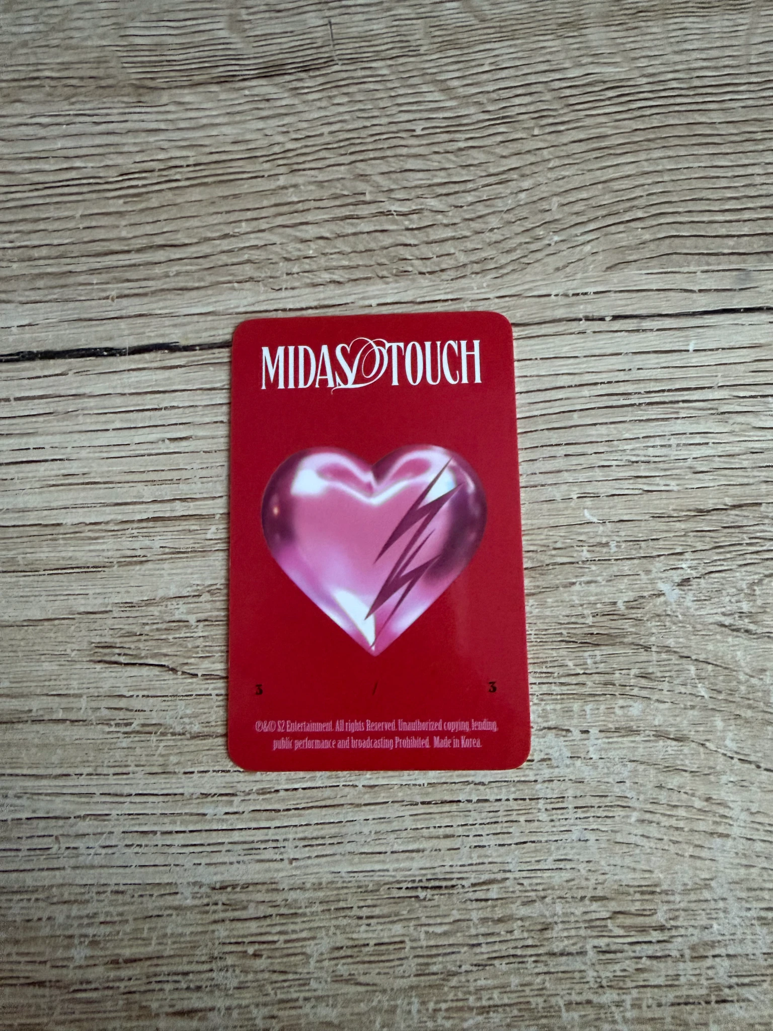 KISS OF LIFE Natty KISS OF LIFE - Natty - Midas Touch Album merch photocard photocard set listing photo 2