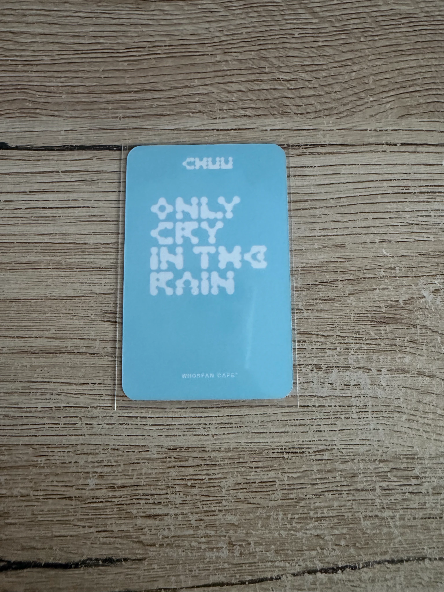 Chuu Chuu Chuu - Chuu - Only cry in the rain Album whosfan cafe event fansign listing photo 2