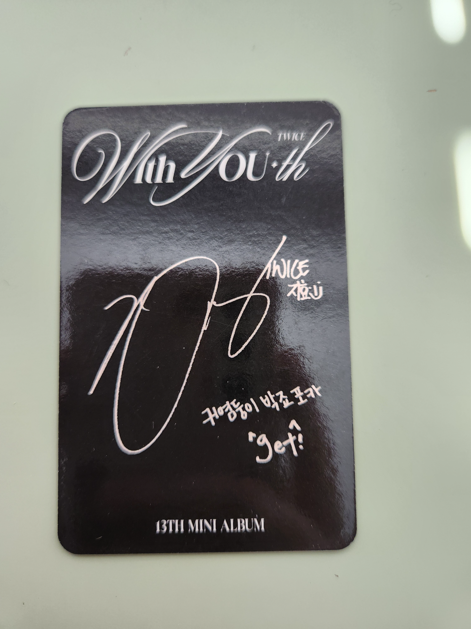 TWICE Jihyo TWICE-Jihyo-Album-with you-th listing photo 2