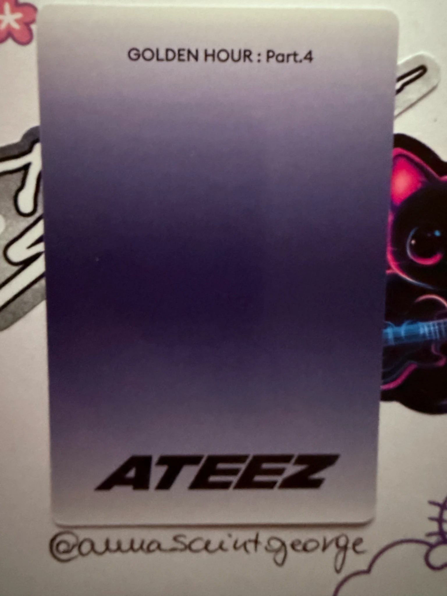 ATEEZ Yeosang ATEEZ - Yeosang - Golden Hour : Part.4 Album album photocard poca album listing photo 2