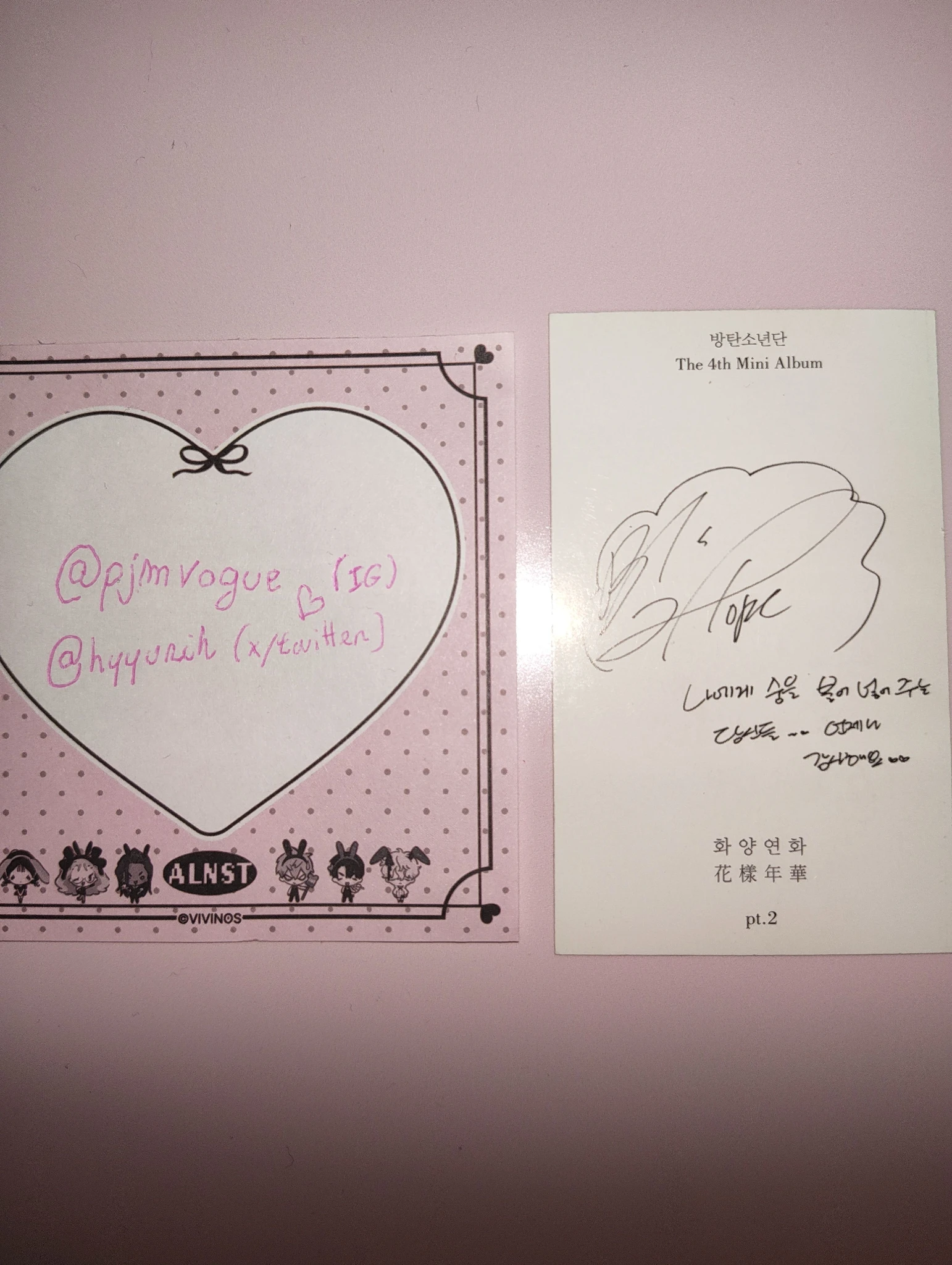 BTS j-hope BTS - J-HOPE - The Most Beautiful Moment in Life Pt.2 Album album photocard listing photo 2