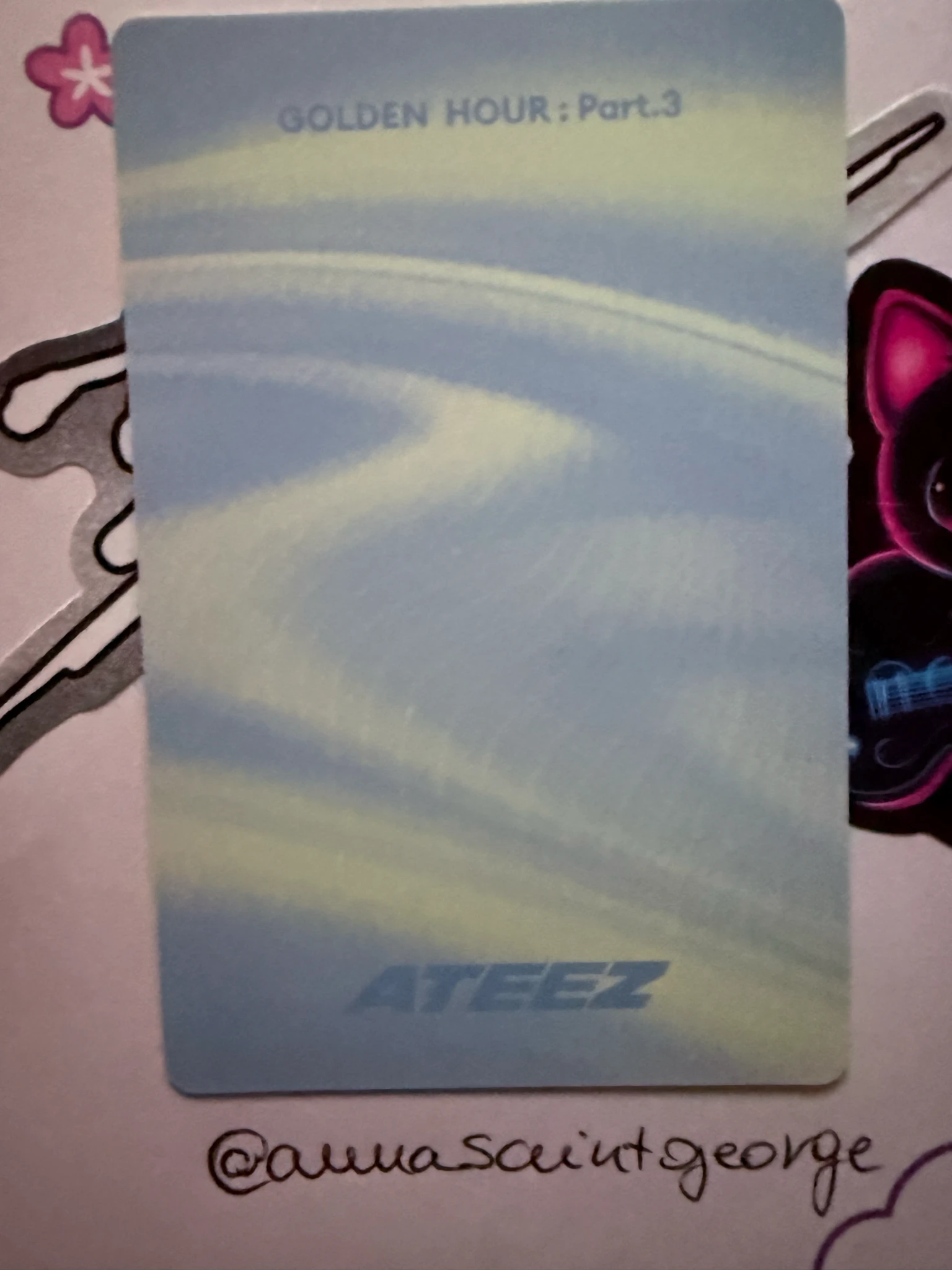 ATEEZ Seonghwa ATEEZ - Seonghwa - Golden Hour : Part.3 Album poca album photocard 2 listing photo 2