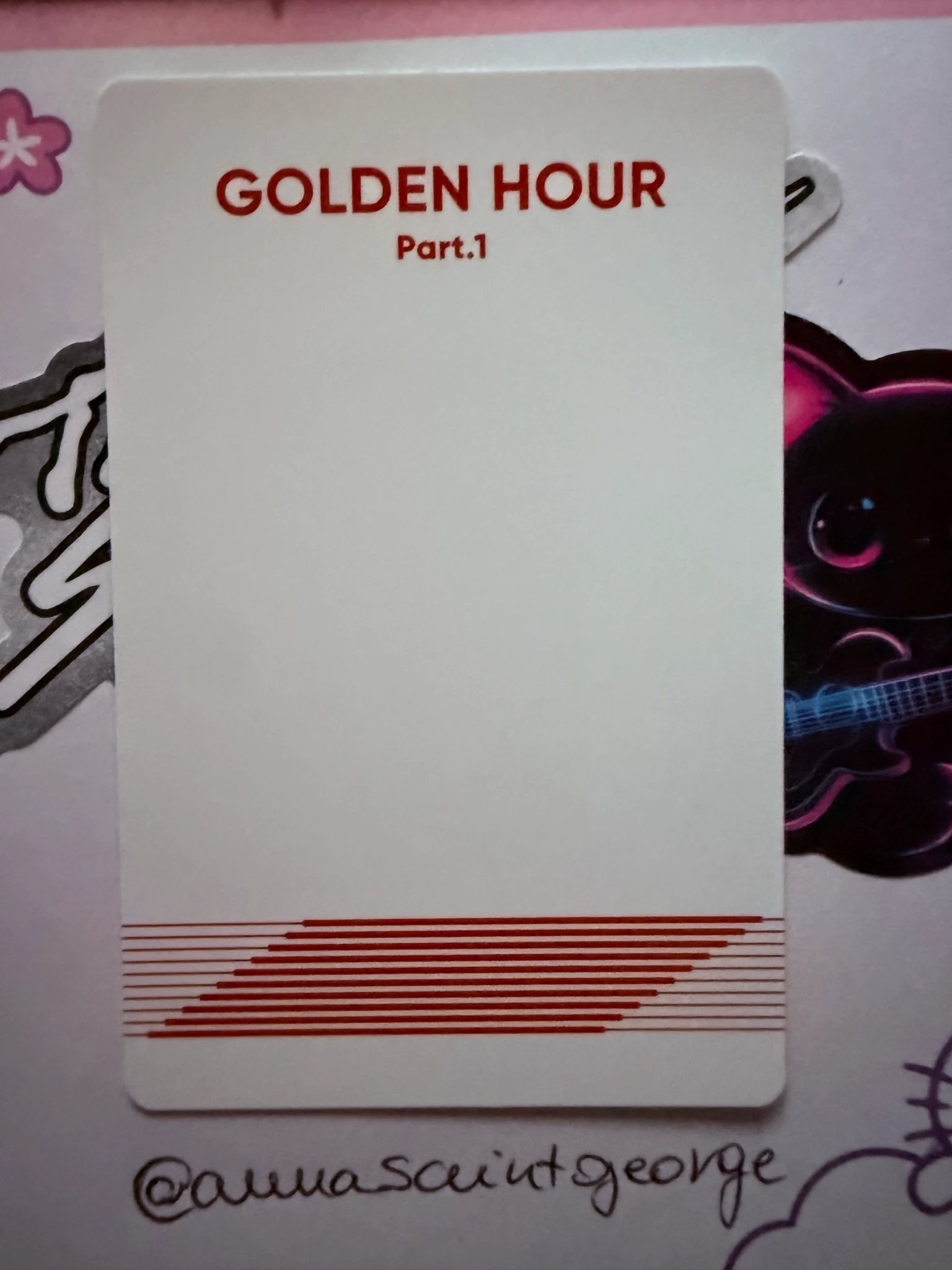 ATEEZ Seonghwa ATEEZ - Seonghwa - Golden Hour : Part.1 Album poca album album photocard image card listing photo 2