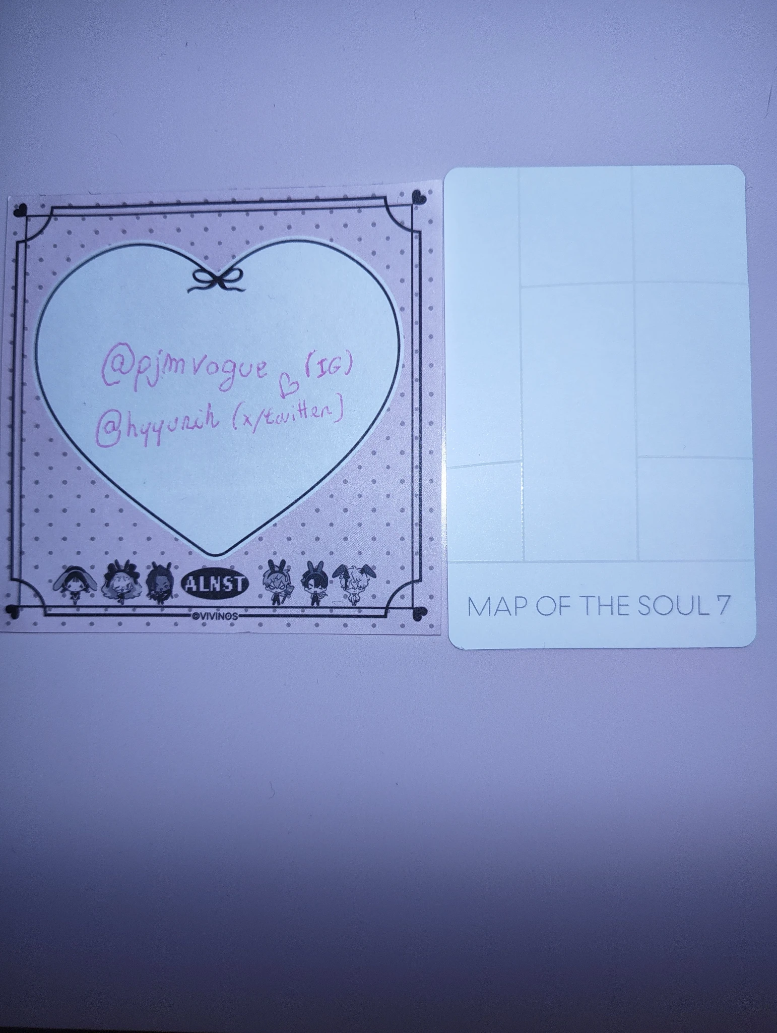 BTS Jin BTS - Jin - Map of the Soul: 7 Album album photocard ver. 4 listing photo 2
