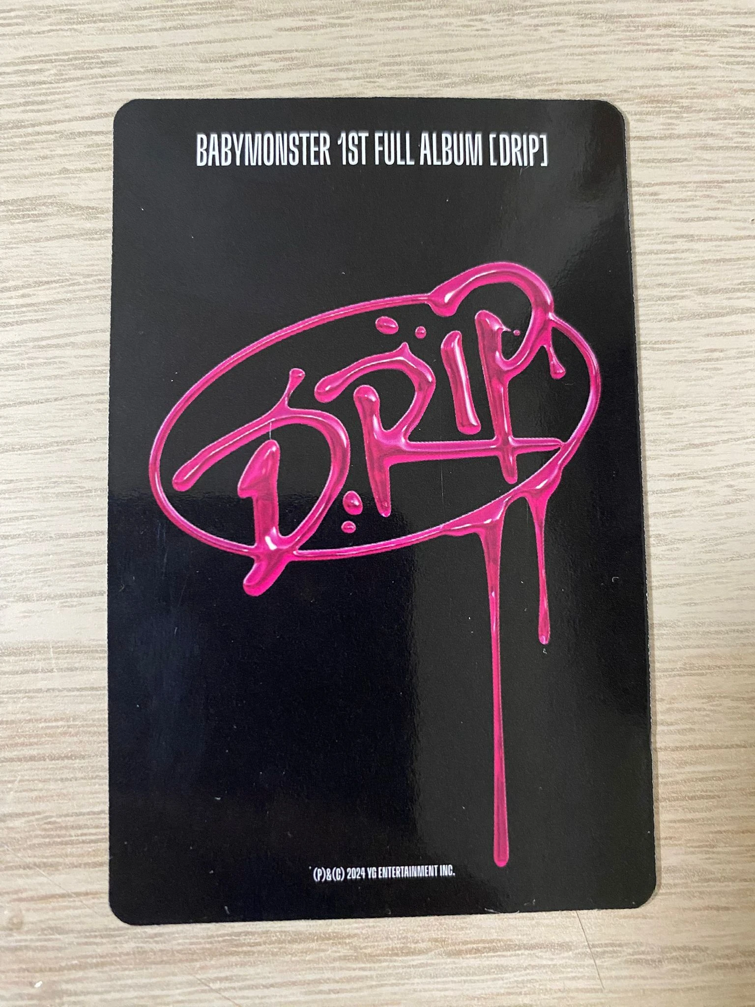 BABYMONSTER Ahyeon BABYMONSTER - Ahyeon - DRIP Album zip lock ver selfie version listing photo 2