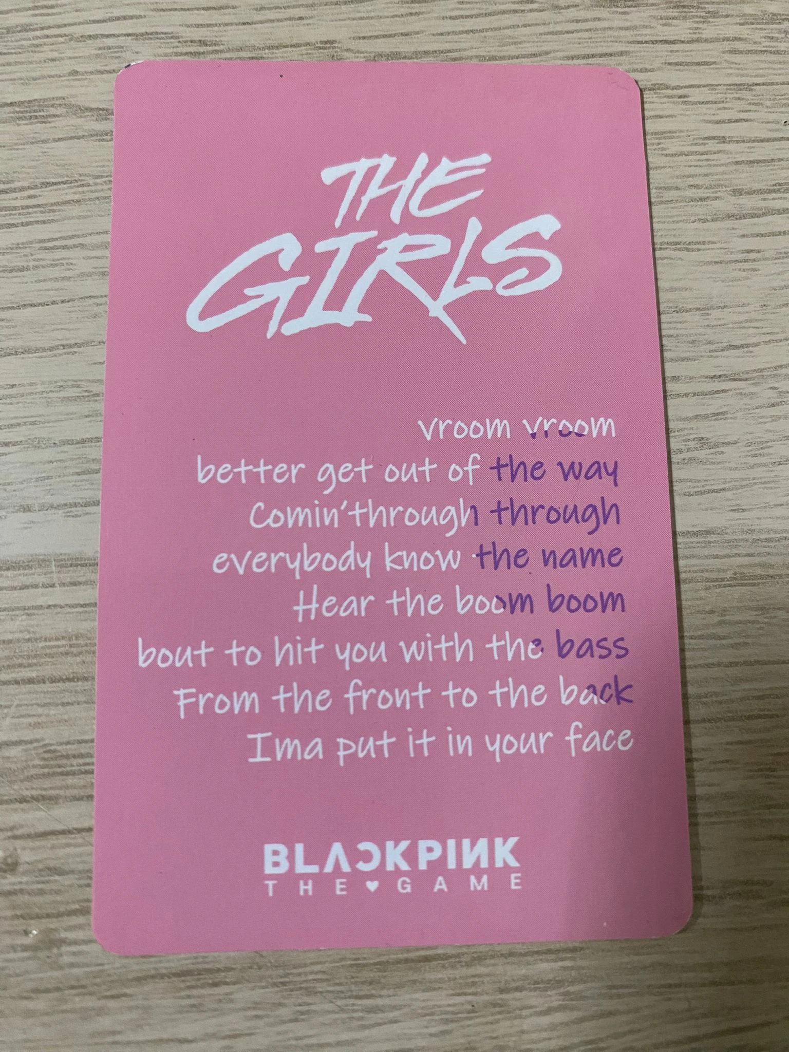 BLACKPINK Rosé BLACKPINK - Rosé - THE GIRLS (BLACKPINK THE GAME OST) Album stella ver. listing photo 2