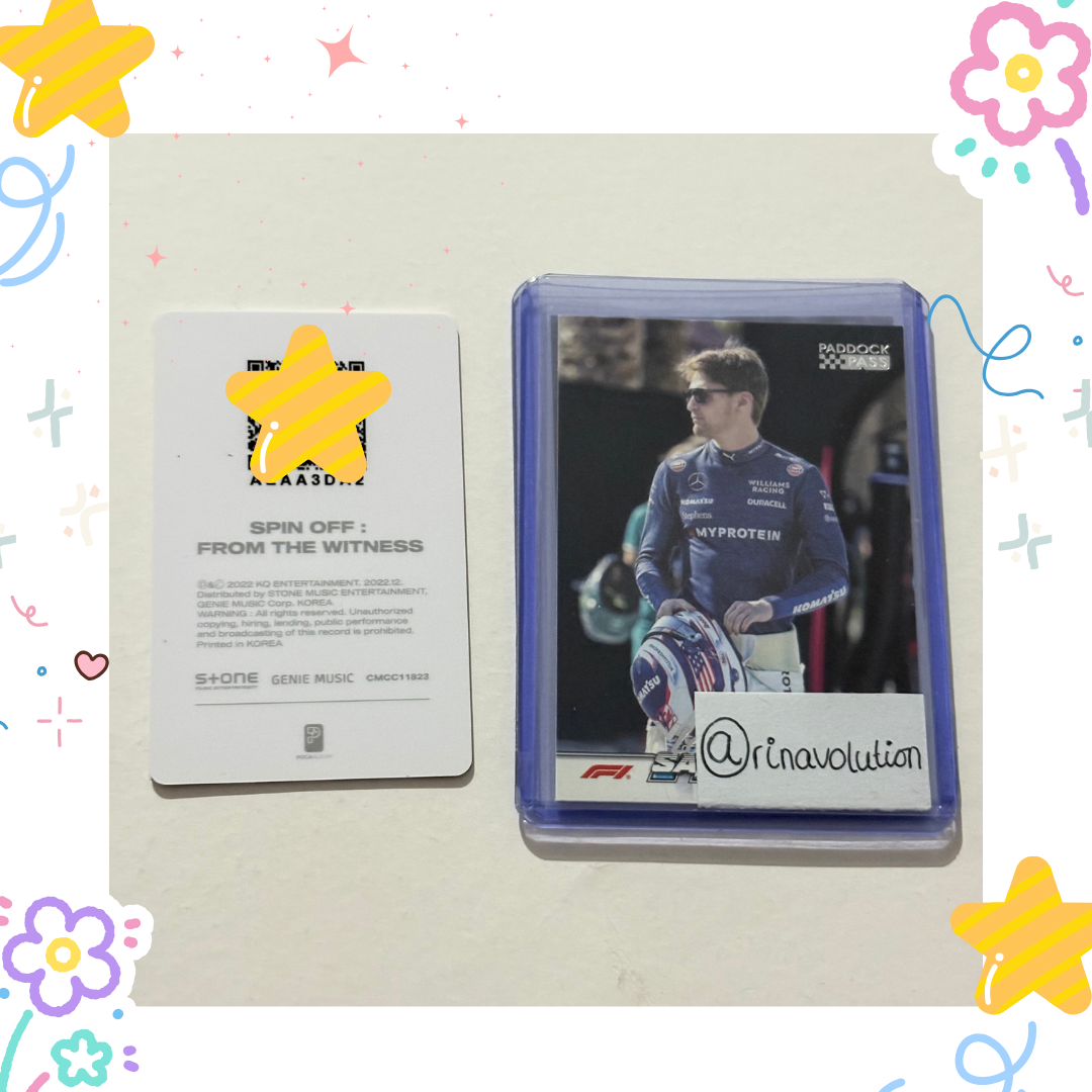 ATEEZ Jongho ATEEZ - Jongho - SPIN OFF : FROM THE WITNESS Album album photocard A version qr card listing photo 2